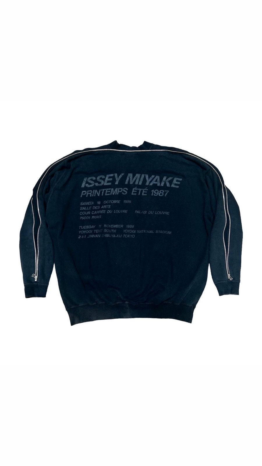 Issey Miyake Issey Miyake Printemps été 1987’ Staff Longsleeve Sweater Size US L / EU 52-54 / 3 - 4 Thumbnail