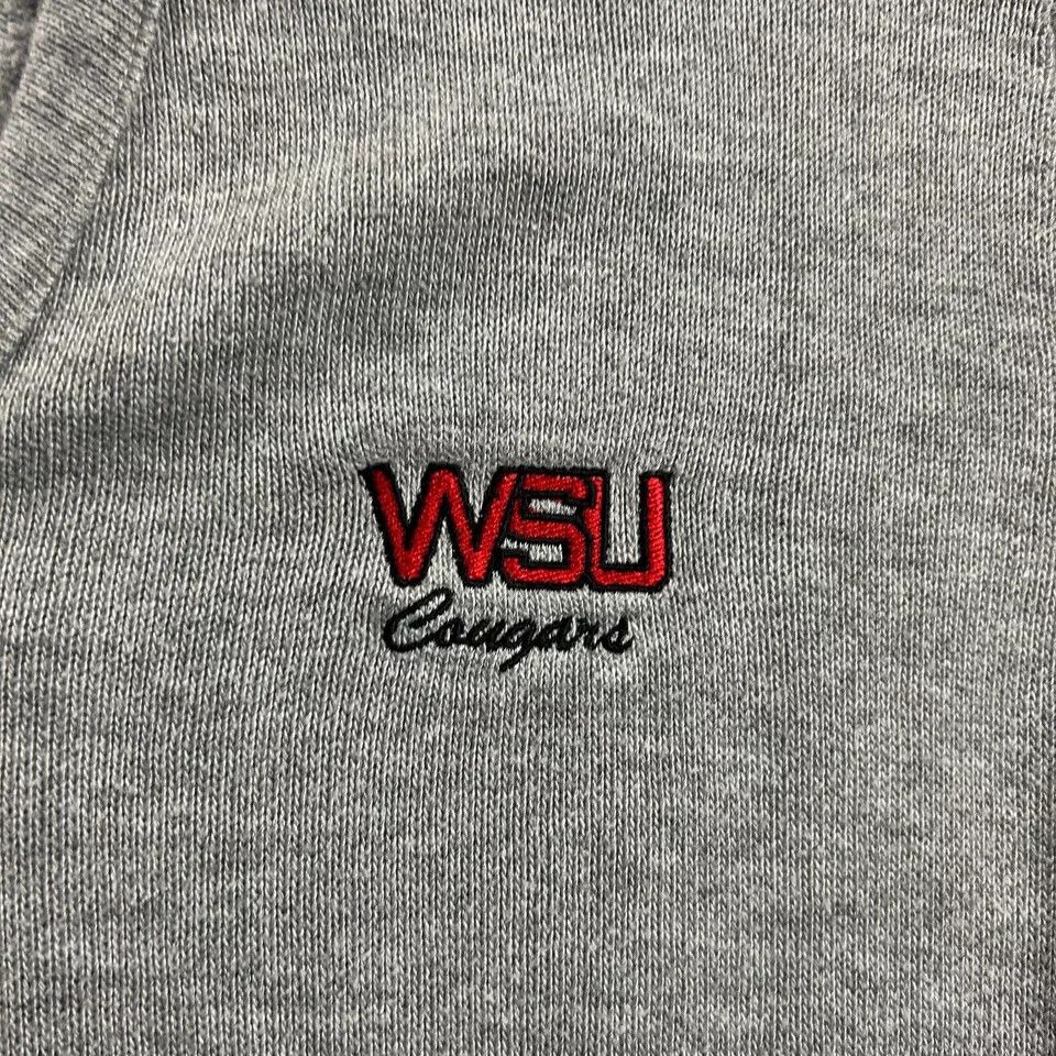 Vintage WSU Cougars Sweater Womens Large V-Neck Knit Velva Sheen Size L / US 10 / IT 46 - 3 Thumbnail