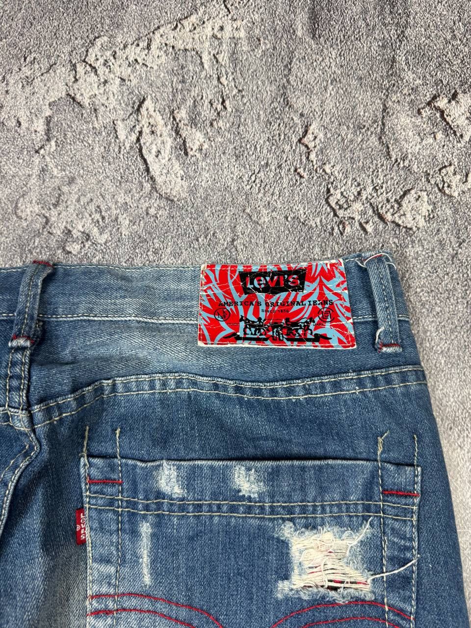 CLOT × Levi's Rare Levi's X Fragment Distressed Archieve Denim Y2K Size US 34 / EU 50 - 19 Thumbnail