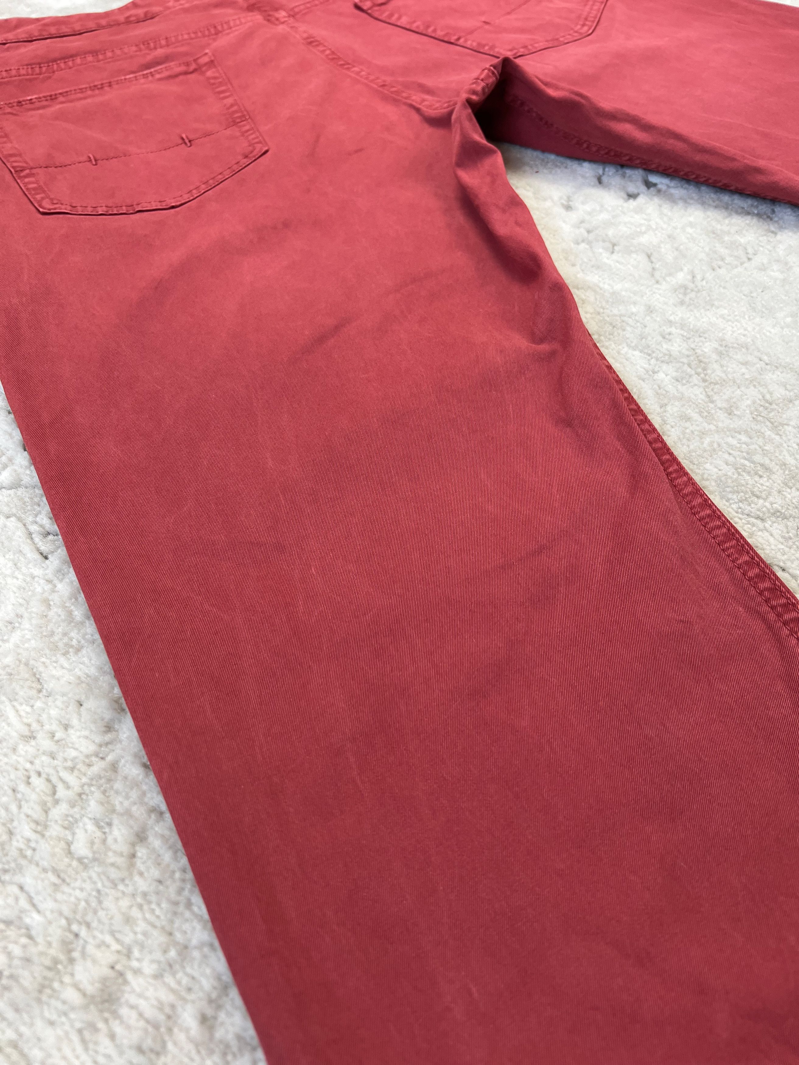Polo Ralph Lauren × Ralph Lauren Polo Ralph Lauren Straight Burgundy Italian Fabrics Pants 34 Size US 34 / EU 50 - 10 Thumbnail