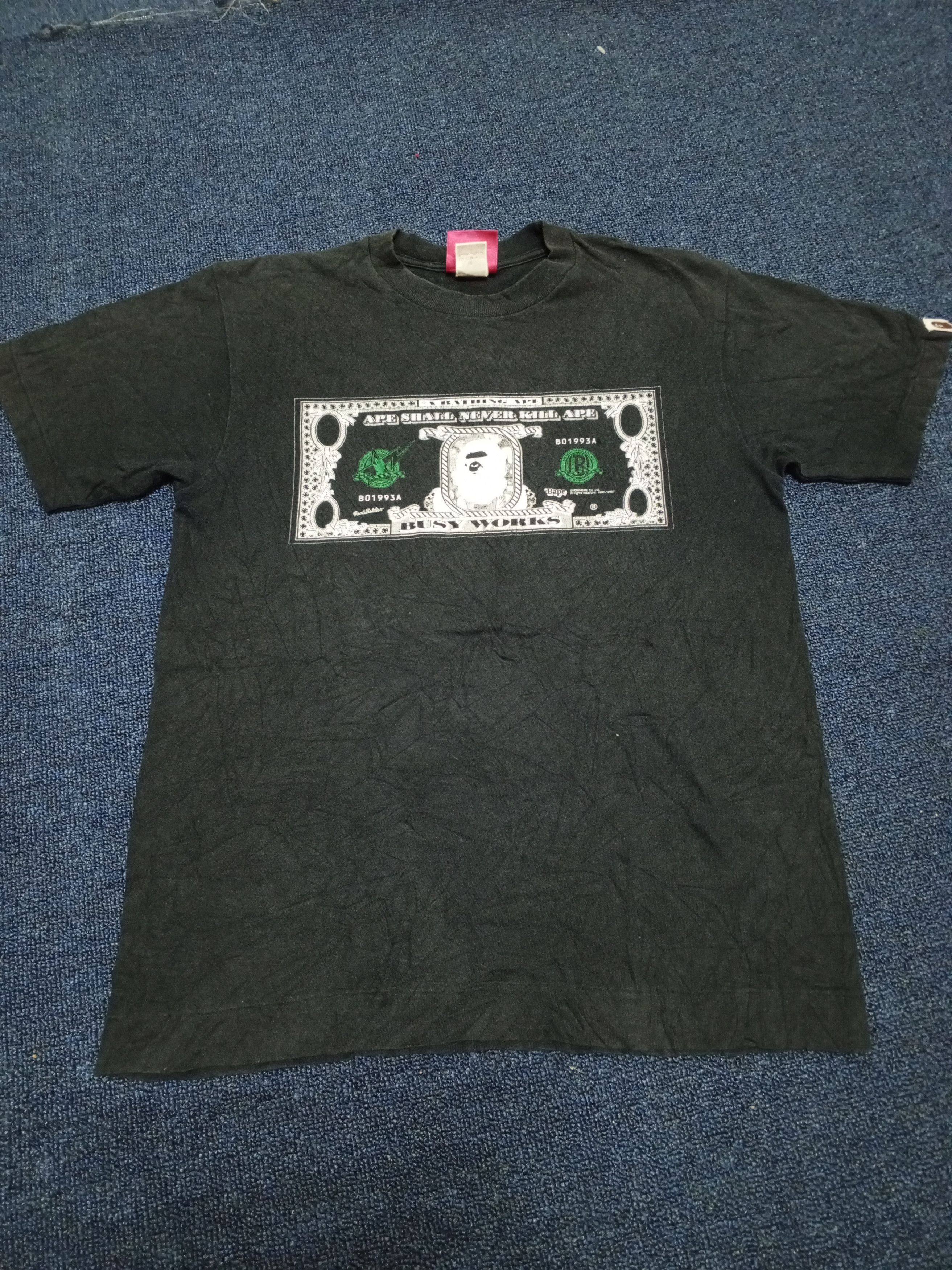 Bape A BATHING APE (APE SHALL NEVER KILL APE Size US S / EU 44-46 / 1 - 4 Thumbnail