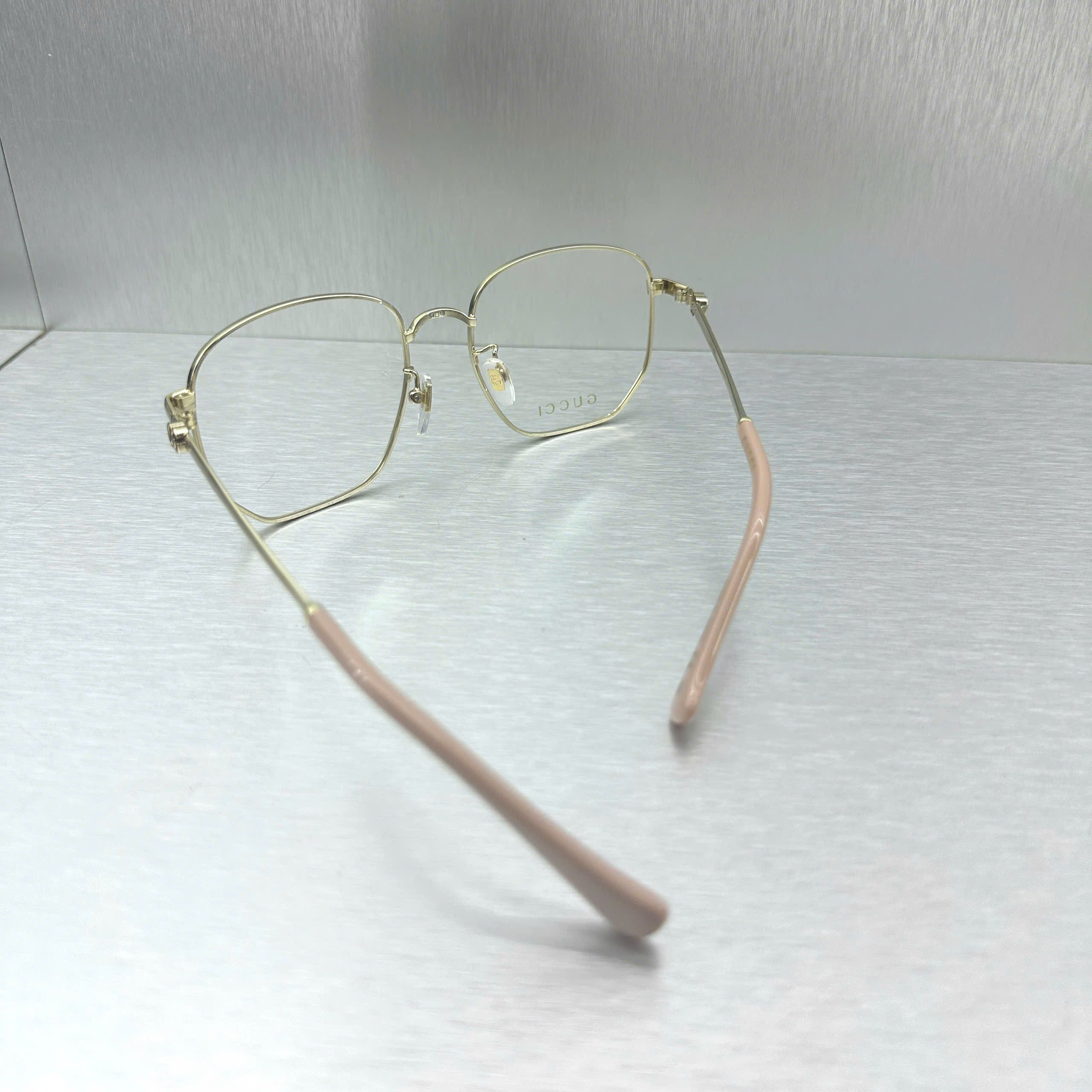 Gucci GUCCI GG1420OK 003 Eyeglasses GOLD Size ONE SIZE - 7 Thumbnail