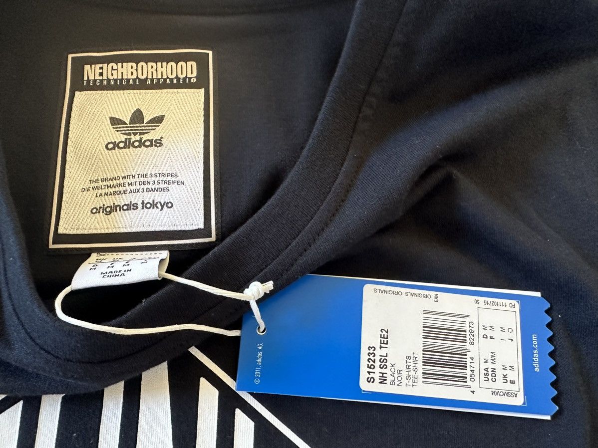 Adidas × Neighborhood NEIGHBORHOOD X ADIDAS ORIGINALS BLACK DIAMOND LOGO T-SHIRT Size US M / EU 48-50 / 2 - 3 Thumbnail
