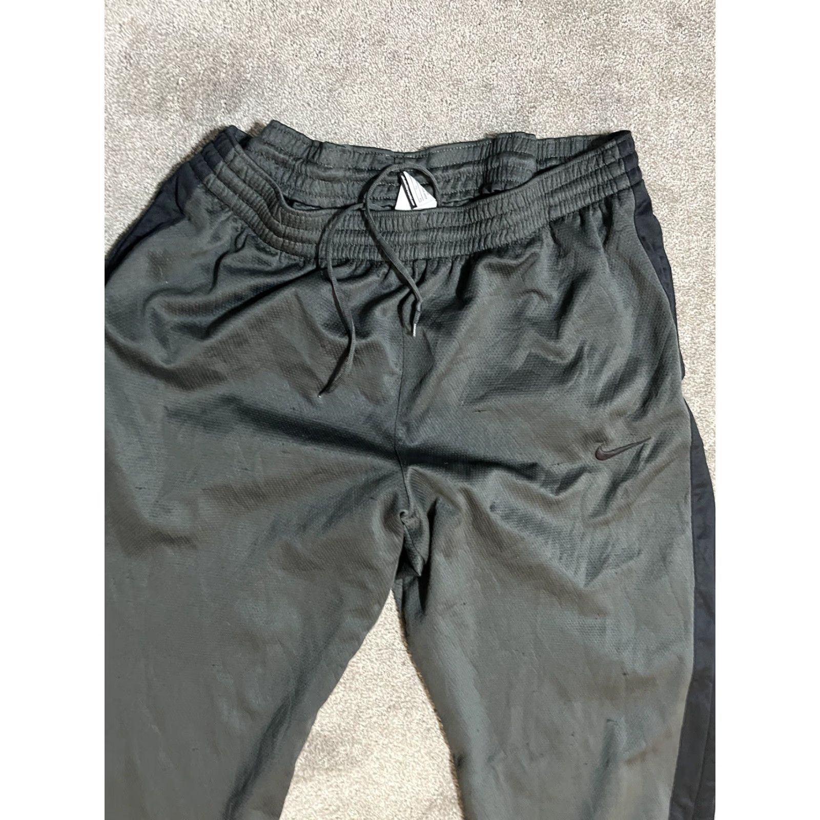Nike Nike Basketball Sweatpants XL Men Gray Drawstring Size US 36 / EU 52 - 2 Thumbnail