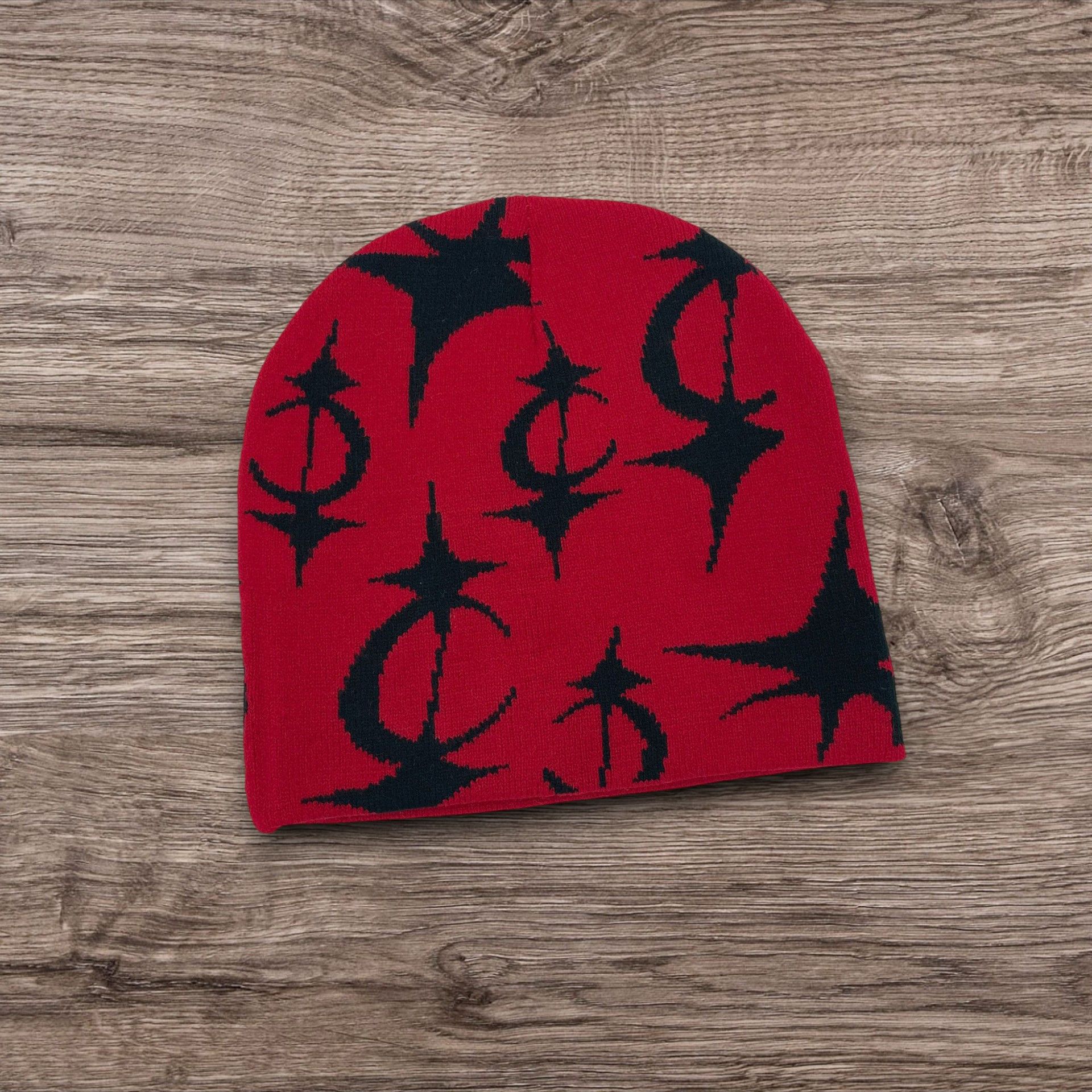 Other ALT Opium Grunge Beanie | Punk Avantgarde Y2K Symbol Hat Size ONE SIZE - 1 Preview