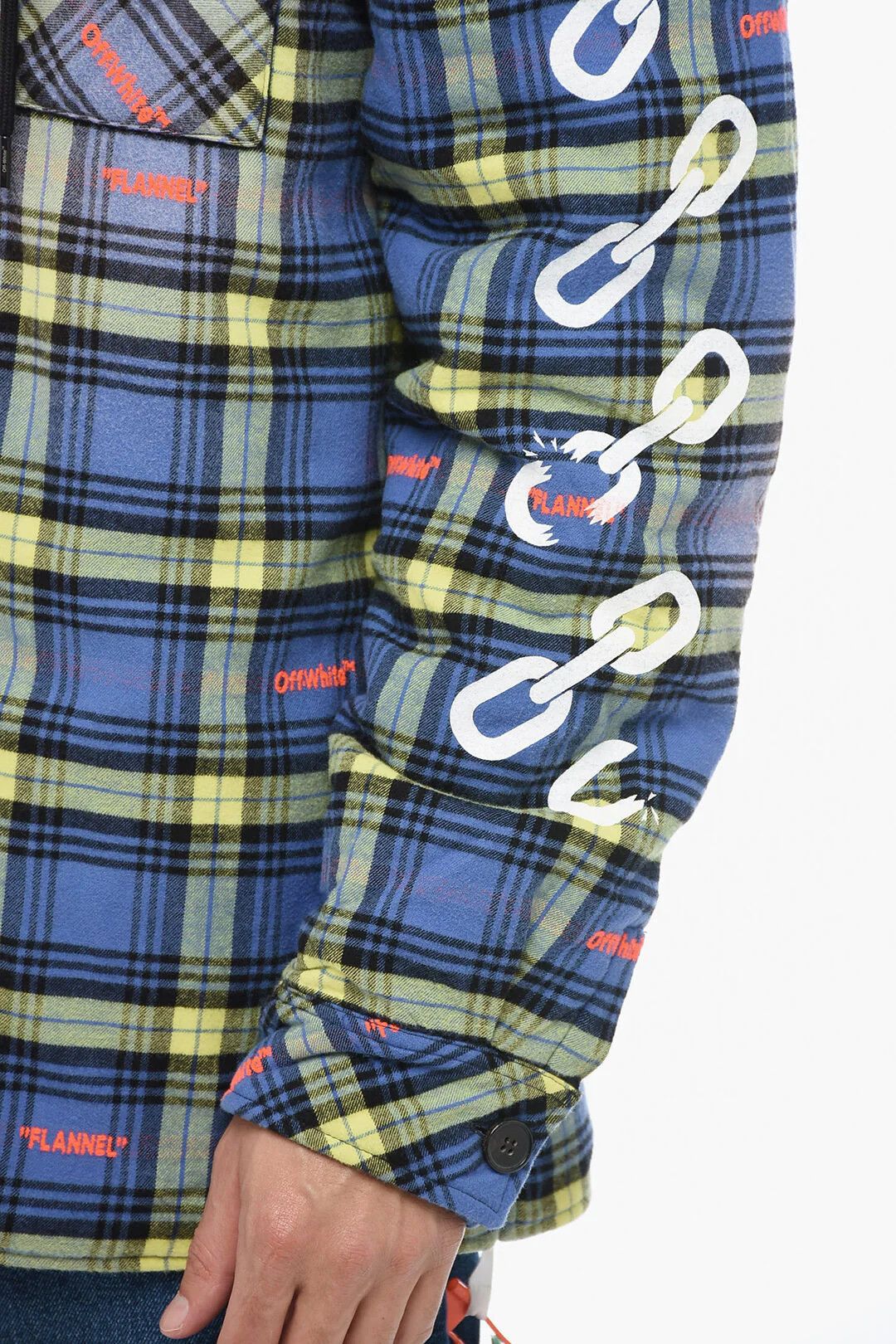 Off-White og1mm0426 Flannel Jacket in Multicolor Size US M / EU 48-50 / 2 - 3 Thumbnail