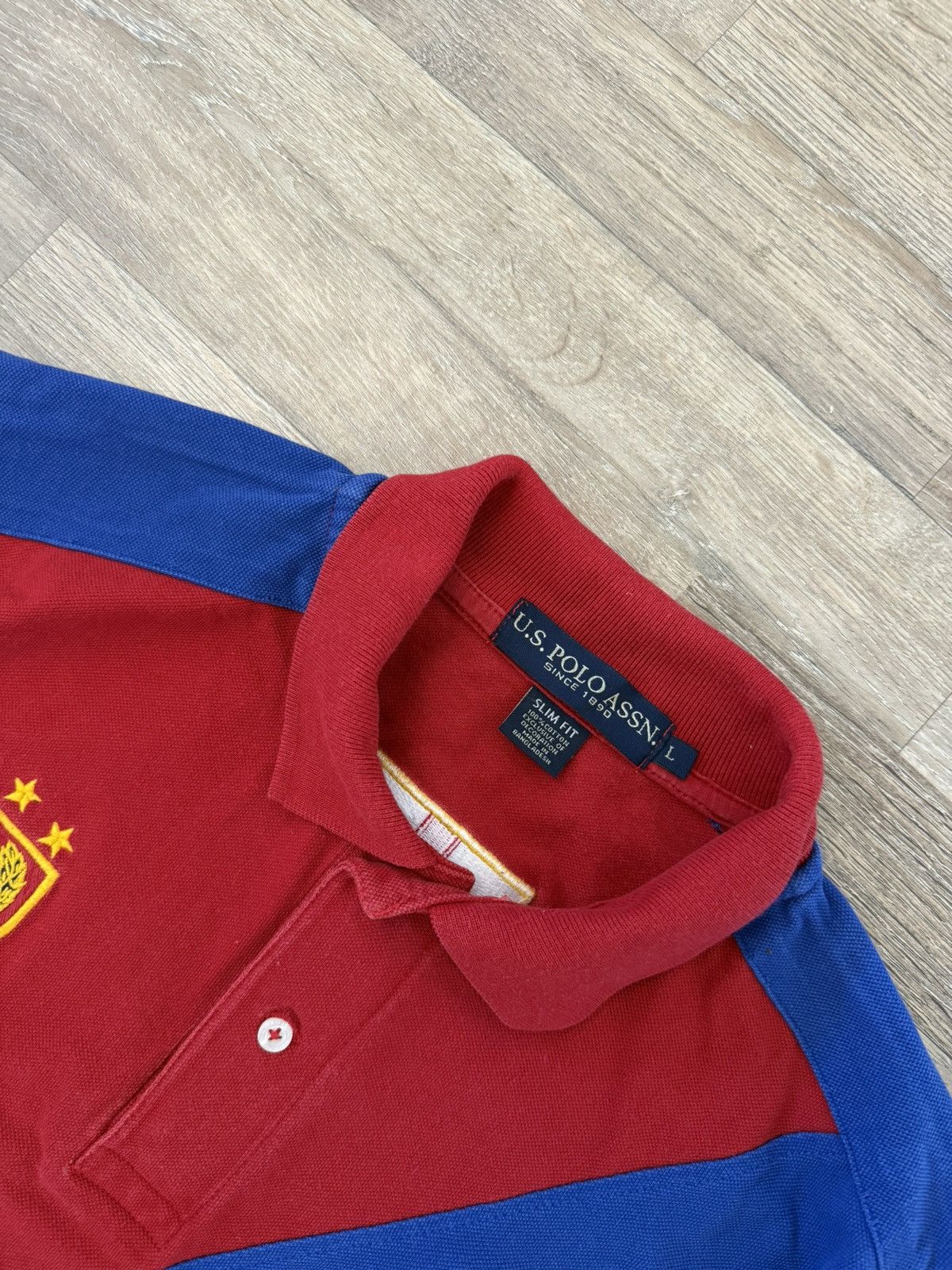 U.S. Polo Assn. VINTAGE Y2K U.S POLO ASSN ENGLAND CHIEF KEEF POLO RAP SHIRT Size US L / EU 52-54 / 3 - 10 Thumbnail