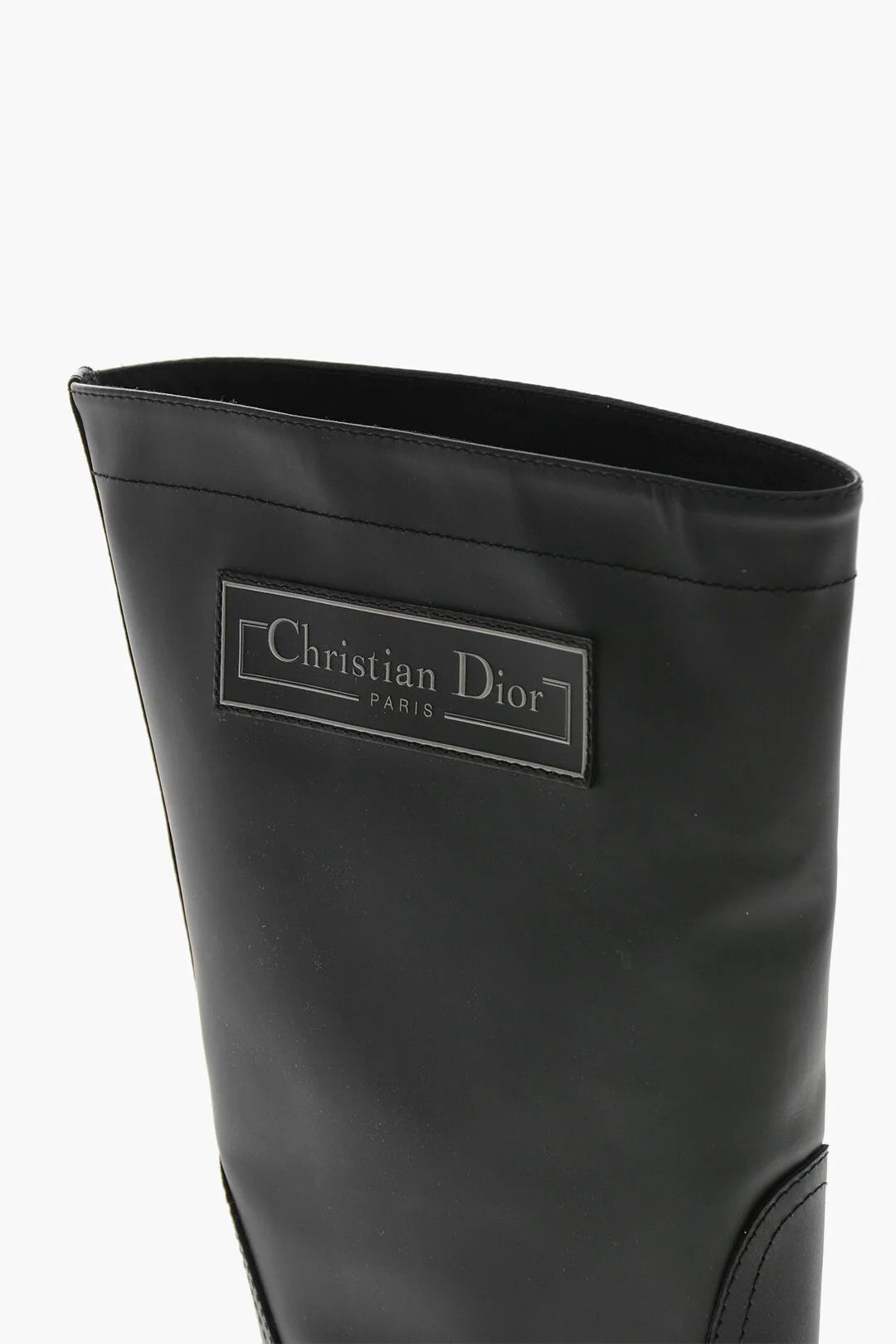 Dior o1mm0326 Leather Mid Boots in Black Size US 10 / IT 40 - 4 Thumbnail