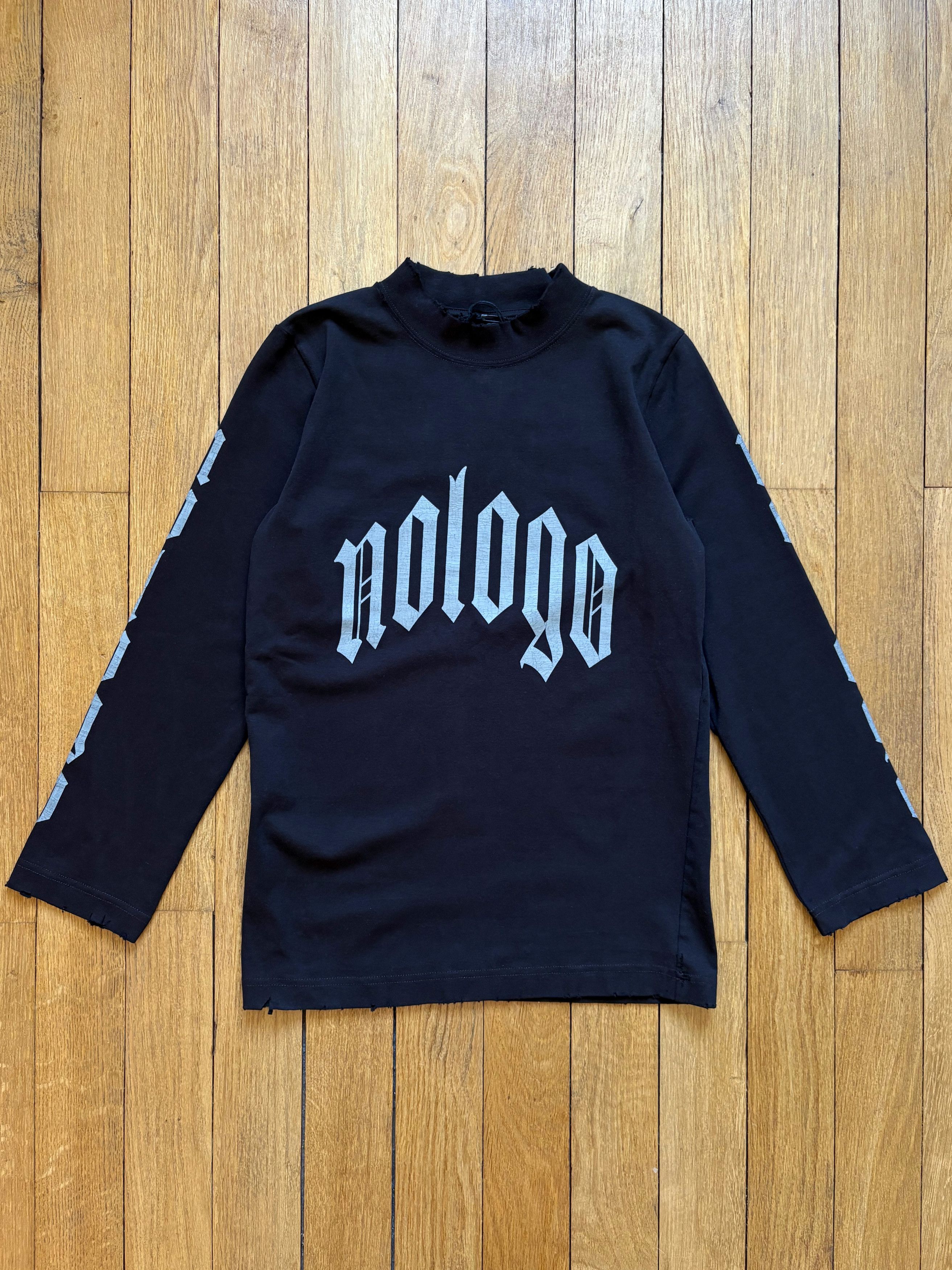 Balenciaga Balenciaga Nologo Long Sleeve T-Shirt Size S / US 4 / IT 40 - 1 Thumbnail