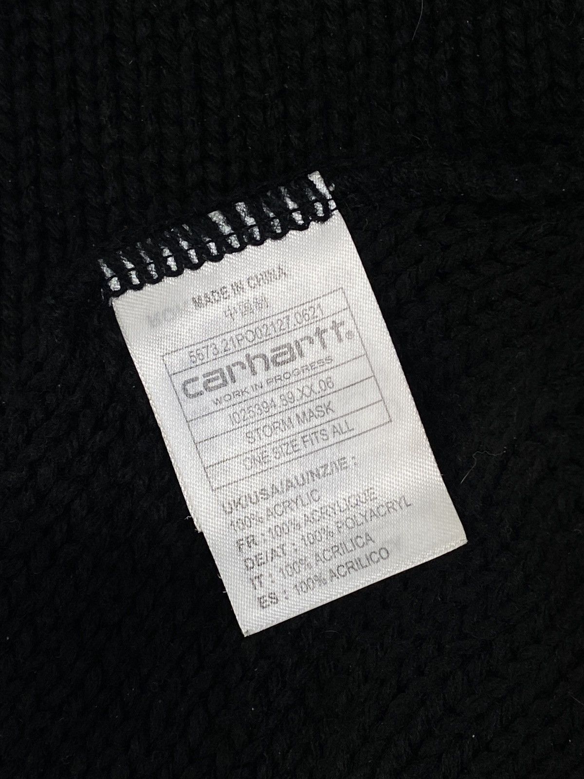 Carhartt Carhartt Knitted Storm Mask Size ONE SIZE - 4 Thumbnail