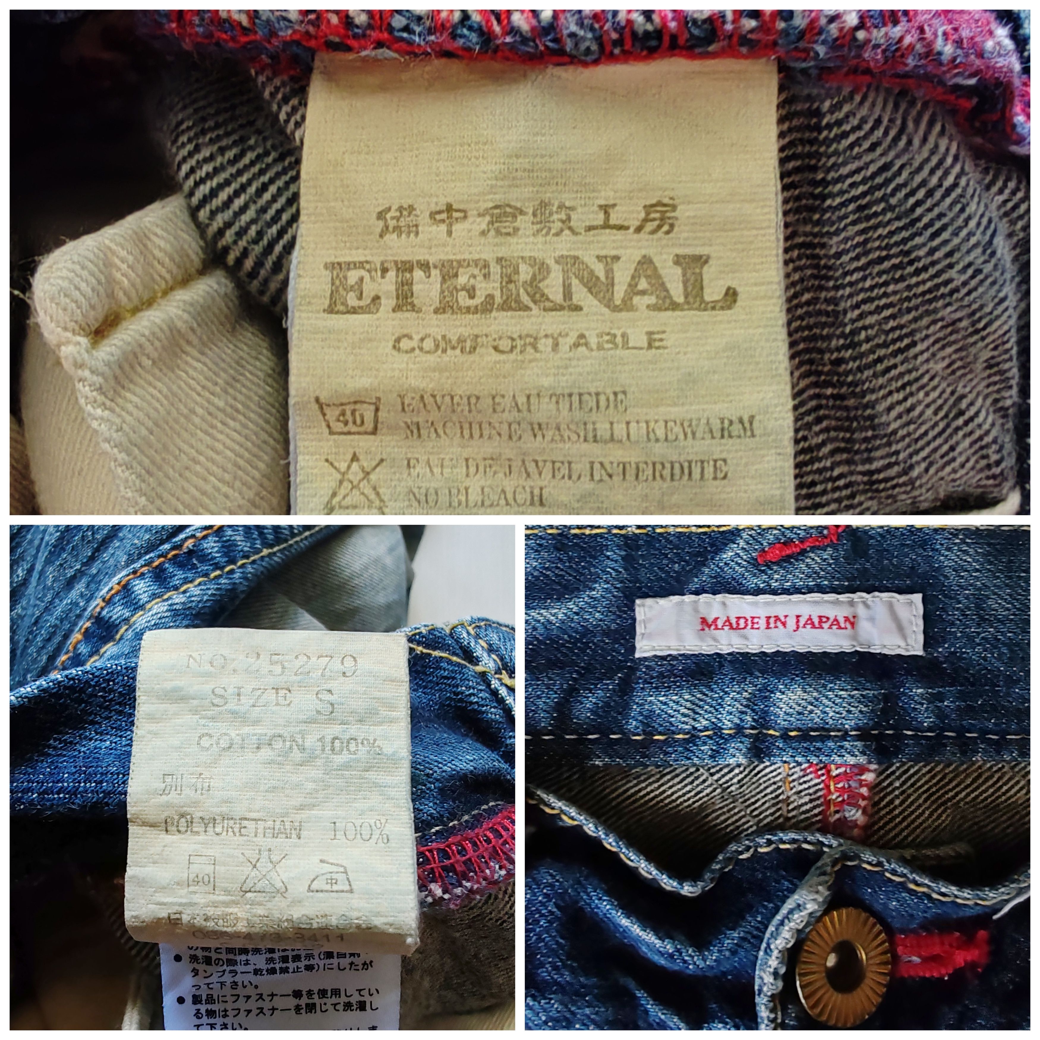Eternal ETERNAL Distressed Japanese denim jeans size 28 Size US 28 / EU 44 - 10 Thumbnail