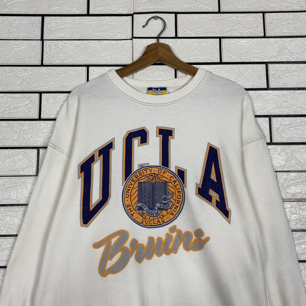 Vintage 🔥VINTAGE JUMPER SWEATSHIRT UCLA BIG LOGO Size US L / EU 52-54 / 3 - 3 Thumbnail
