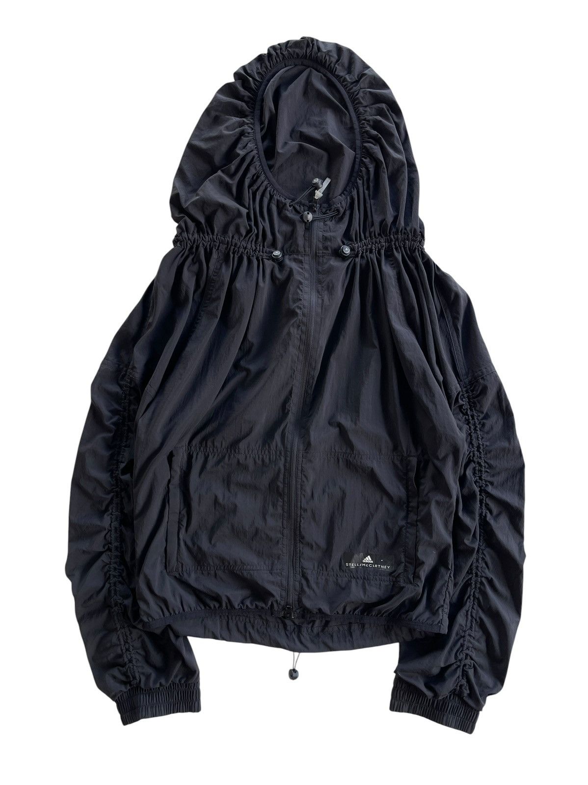 Adidas × Stella McCartney Adidas X Stella Mccartney Shirred Hoodie Jacket Size M / US 6-8 / IT 42-44 - 1 Thumbnail