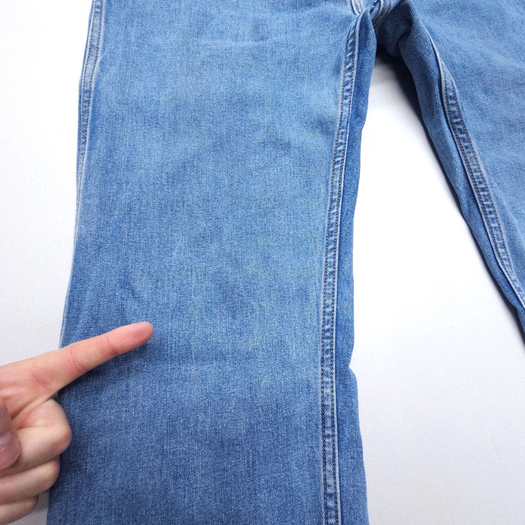 Levi's Levi's Workwear Jeans Mens 36 x 36 Blue Denim Stretch Straight 5-Pocket Regular Mid Rise Denim Long Tall Size US 36 / EU 52 - 5 Thumbnail
