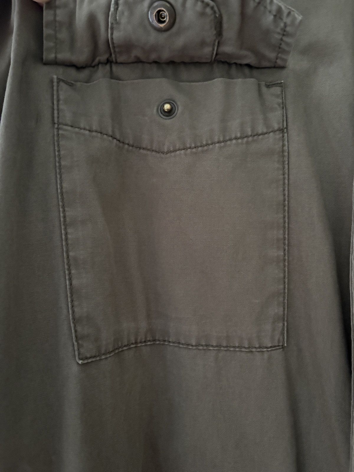Vintage Military Fatigue Jacket M-65 Olive Size US XXL / EU 58 / 5 - 5 Thumbnail