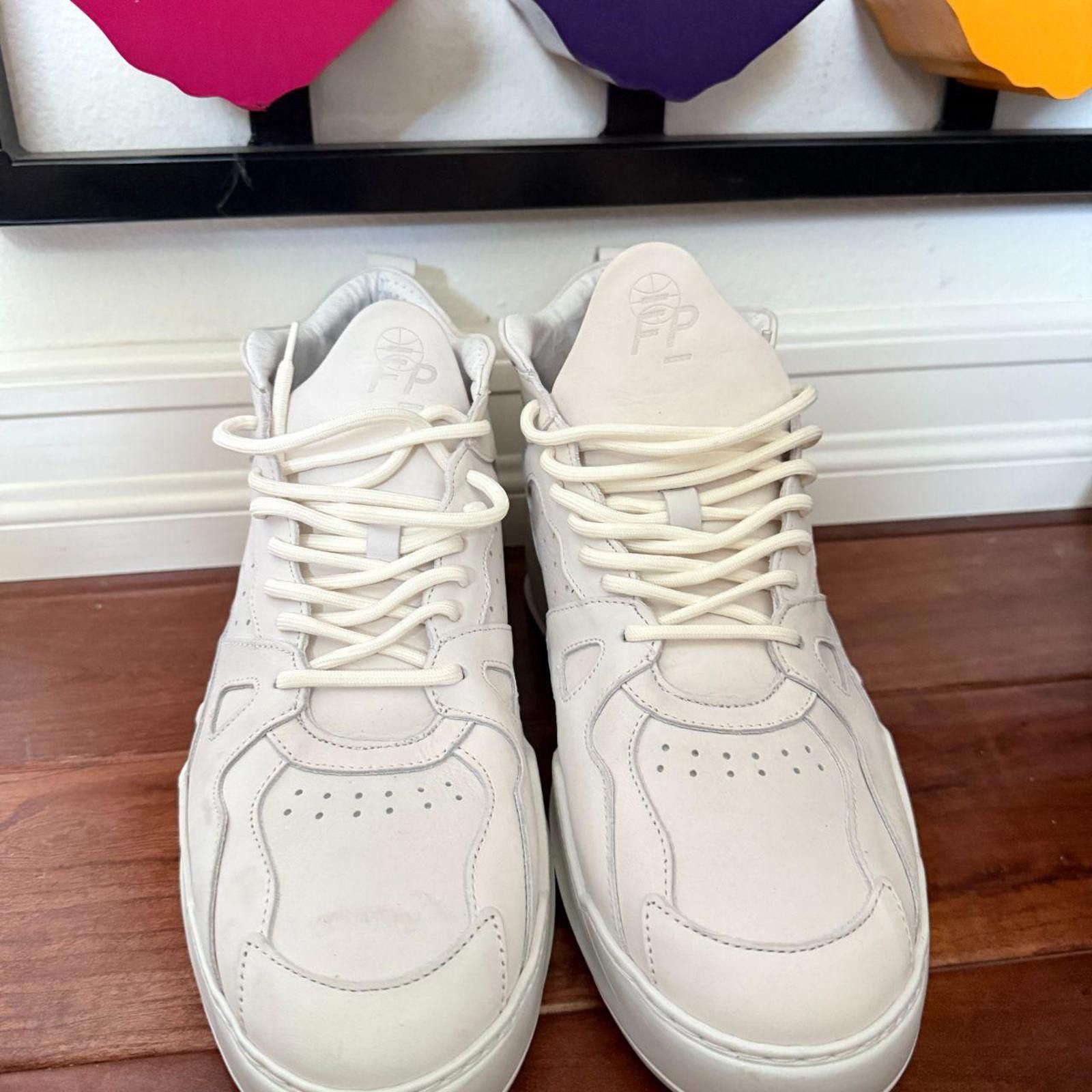 Filling Pieces Filling Pieces Men's Cream and White Trainer Size US 12 / EU 45 - 3 Thumbnail