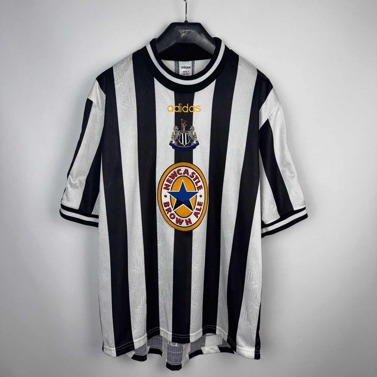 Adidas Newcastle United 1997 1998 Home Football Shirt Soccer Jersey Size US L / EU 52-54 / 3 - 1 Thumbnail