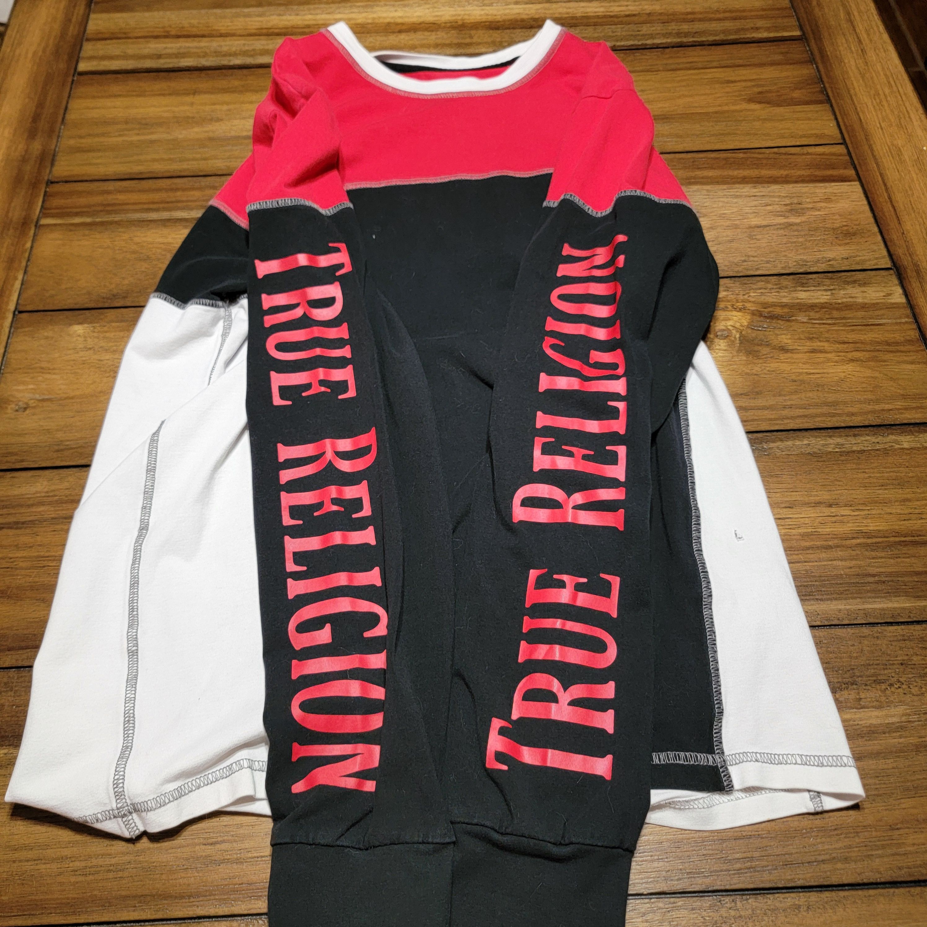 True Religion True Religion LS Unisex Rugby Crewneck - Size Large Size US L / EU 52-54 / 3 - 2 Thumbnail