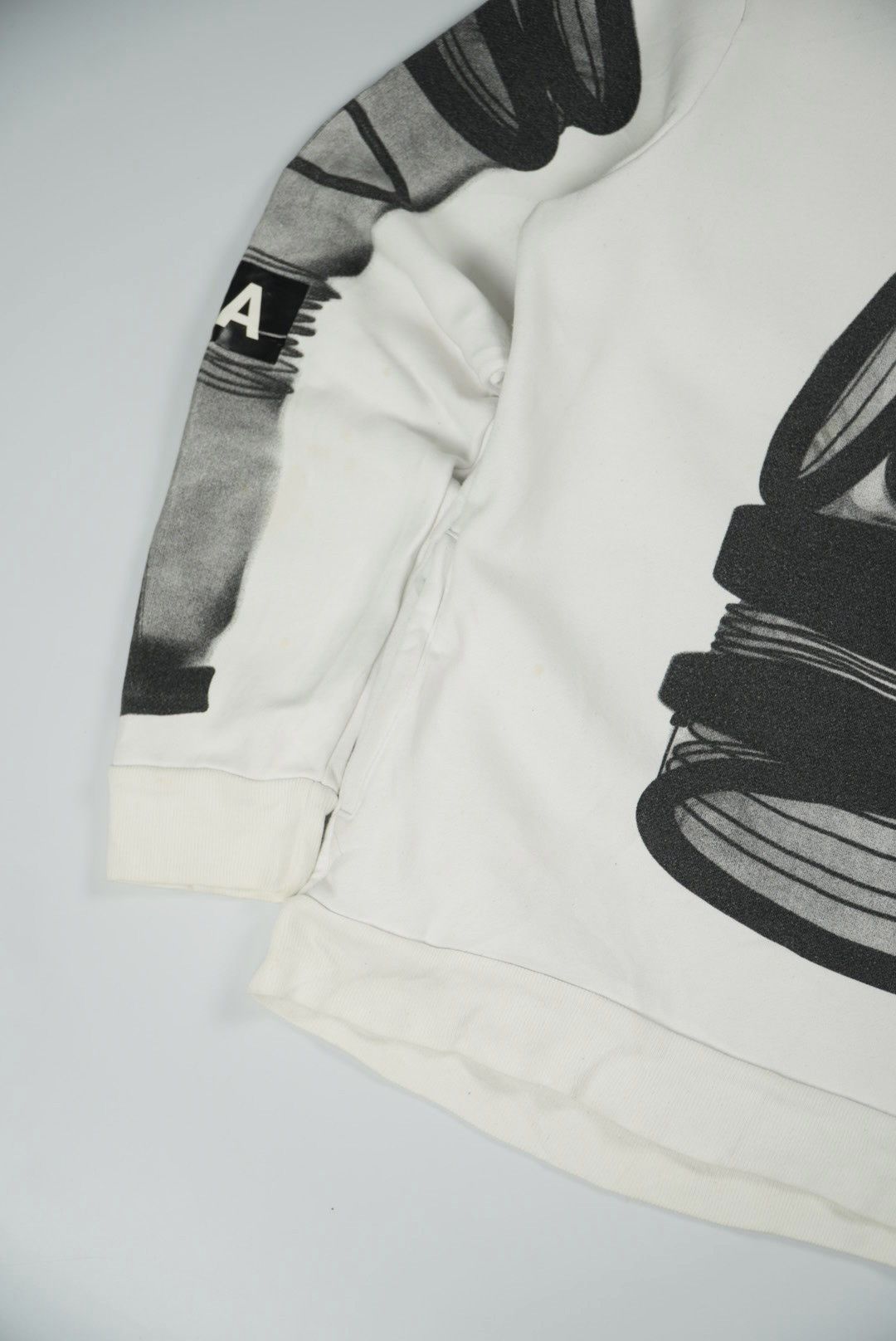 Hood By Air Hood By Air White Printed Hoodie Size US L / EU 52-54 / 3 - 5 Thumbnail