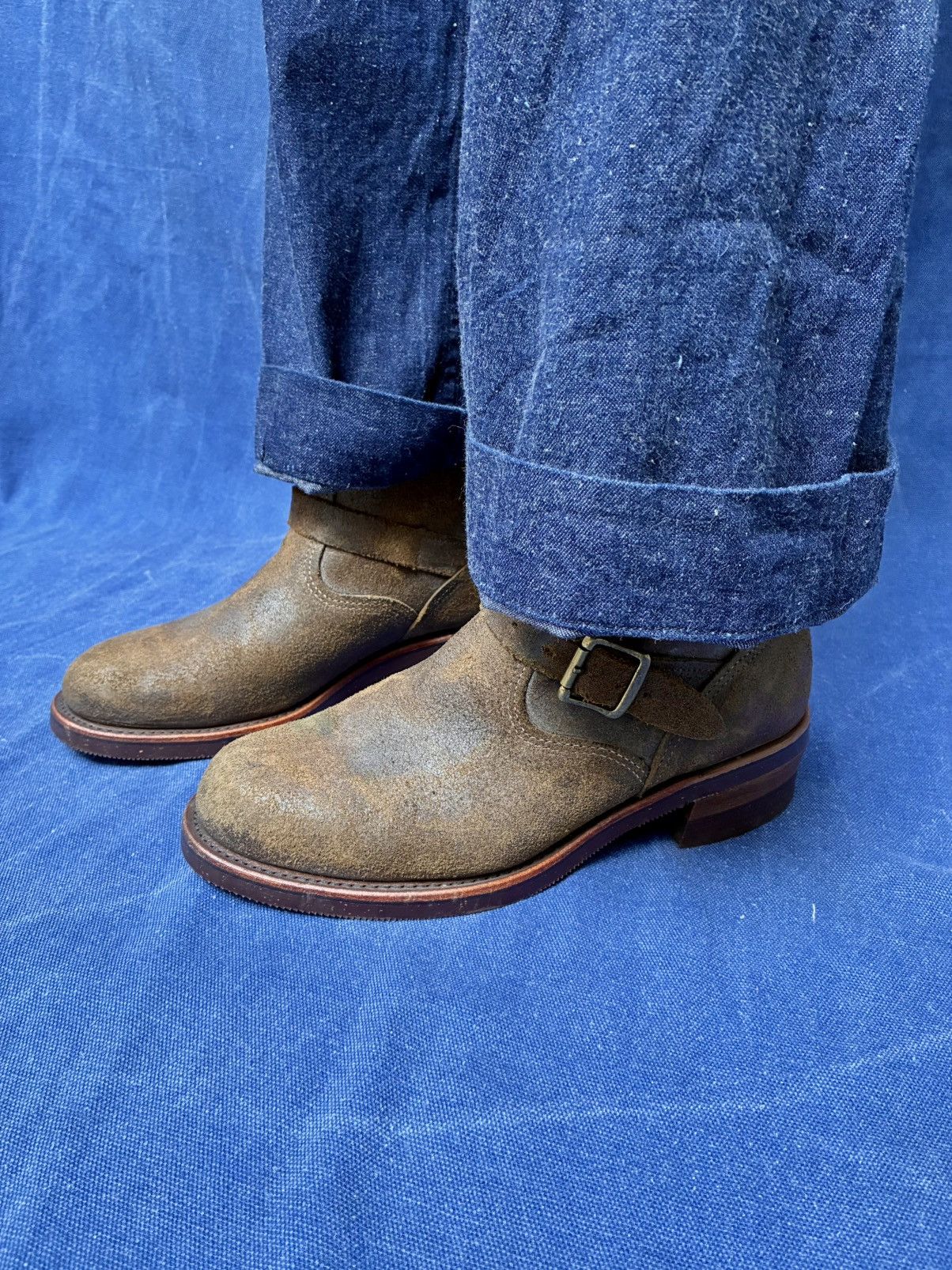 Chippewa CHIPPEWA ROUGH OUT LEATHER LOW RISE BOOTS Size US 10.5 / EU 43-44 - 5 Thumbnail