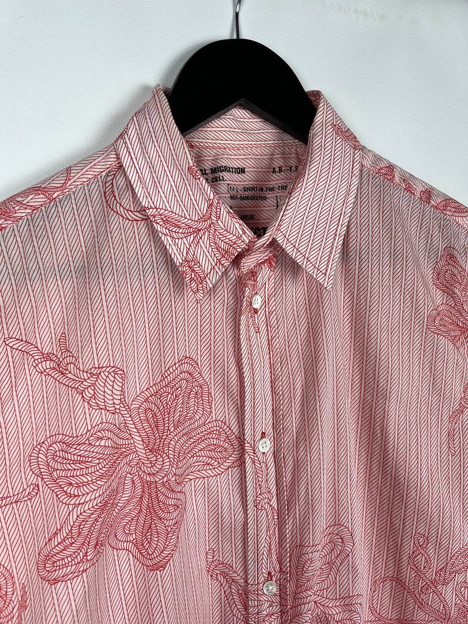 Diesel DIESEL Vertical Migration Collection Shirt Flower Print Size US L / EU 52-54 / 3 - 4 Thumbnail