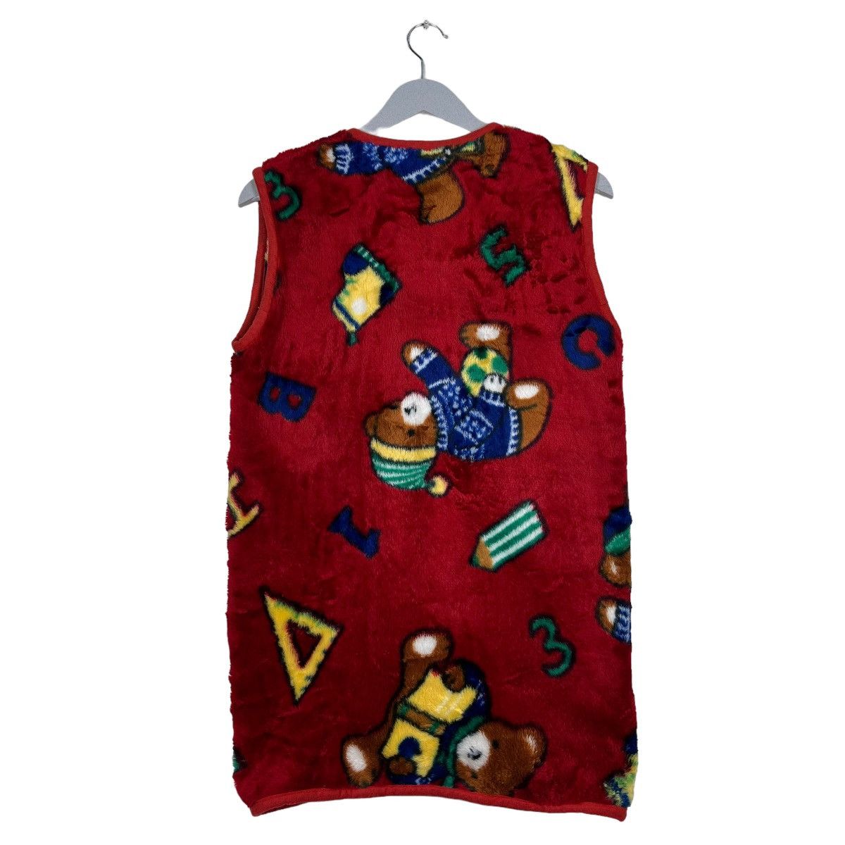 Japanese Brand 🔥 BEAR DEEP PILE FLEECE TANK TOP JACKET Size US M / EU 48-50 / 2 - 8 Thumbnail