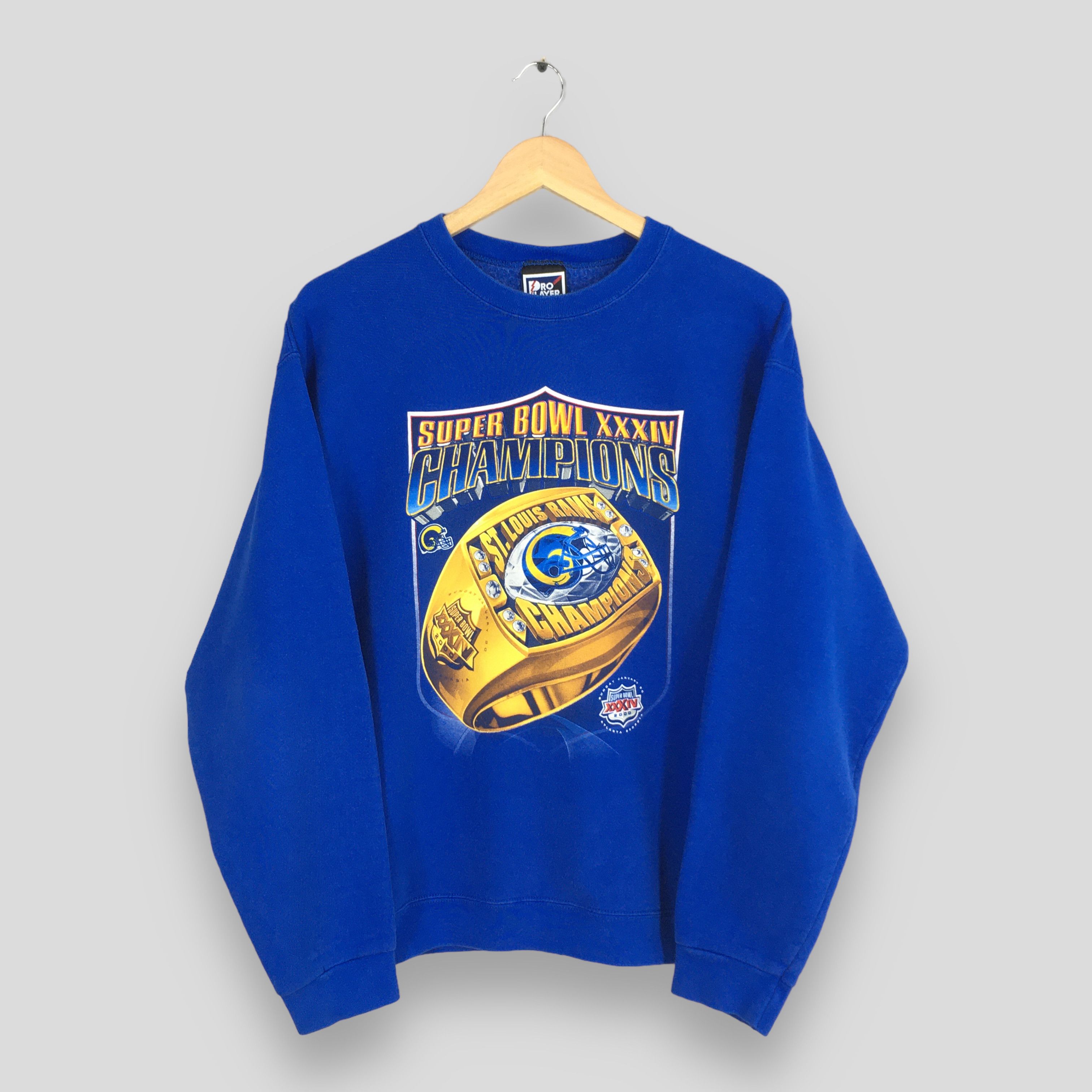 NFL × Vintage Vintage St. Louis Rams Football NFL Sweatshirt Large Size US L / EU 52-54 / 3 - 1 Thumbnail