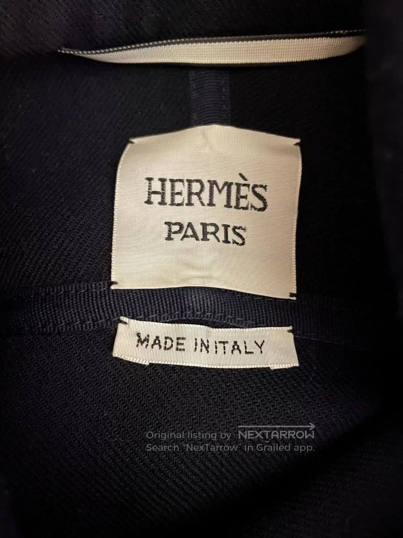 Other Hermes Classic Snap Design Wool Overcoat Jacket Size XXS / US 00 / IT 34 - 5 Thumbnail