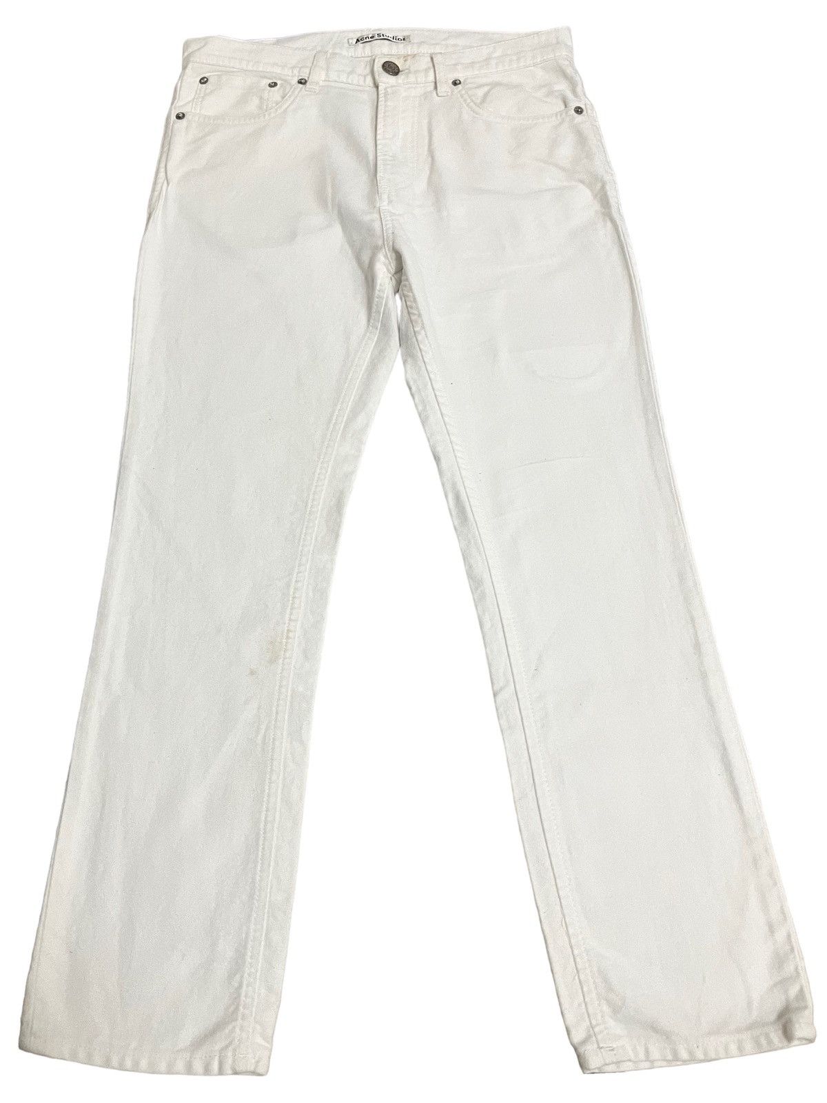Acne Studios × Vintage Acne Studios River Moleskin Offwhite Casual Pants Size US 31 - 1 Thumbnail