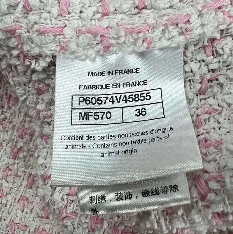 Chanel Chanel Pink Cotton Cardigan for Women . Size XXS / US 00 / IT 34 - 4 Thumbnail