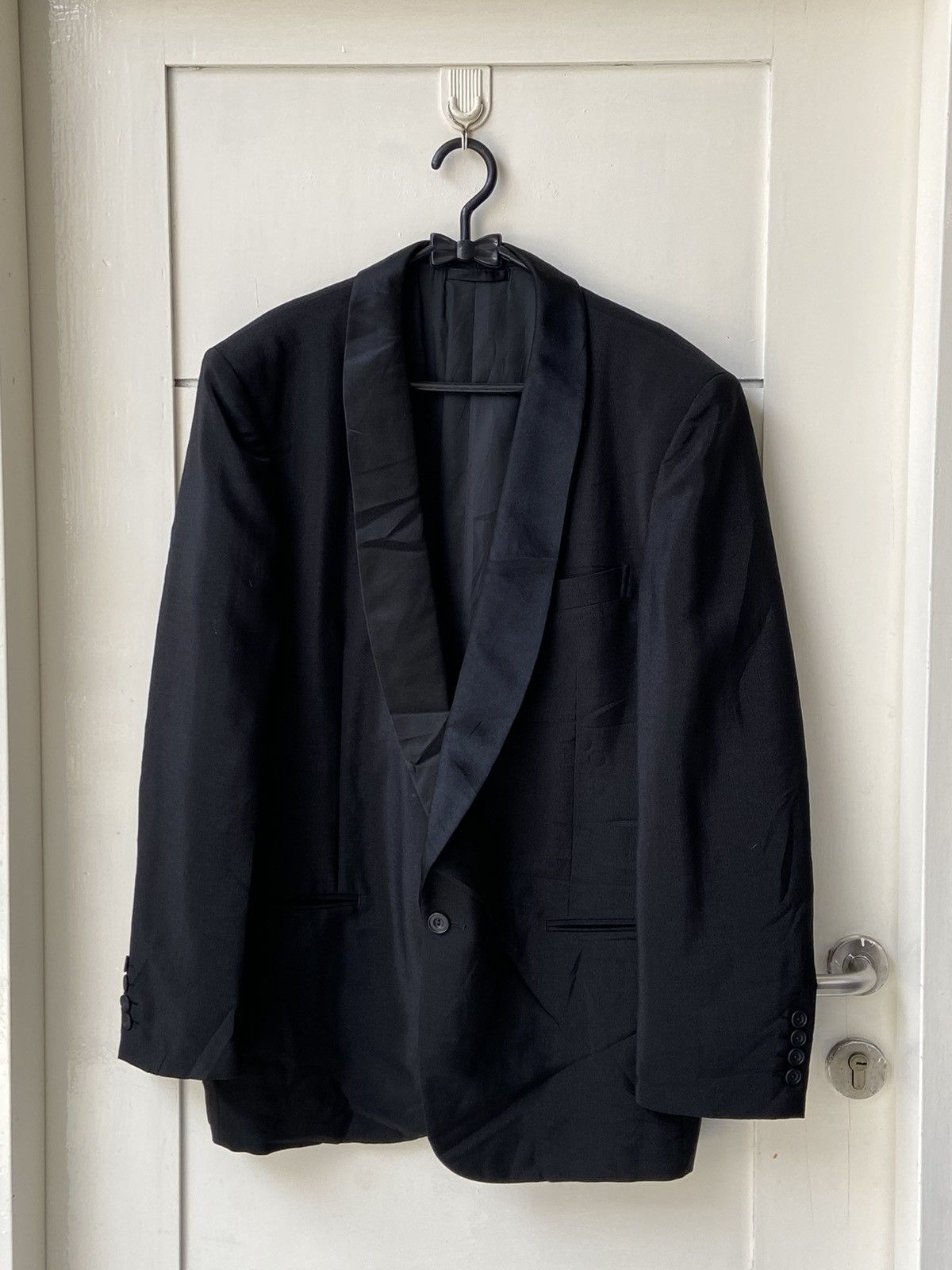 Christian Dior Monsieur CHRISTIAN DIOR MONSIEUR Black Suit Size 54L - 9 Thumbnail
