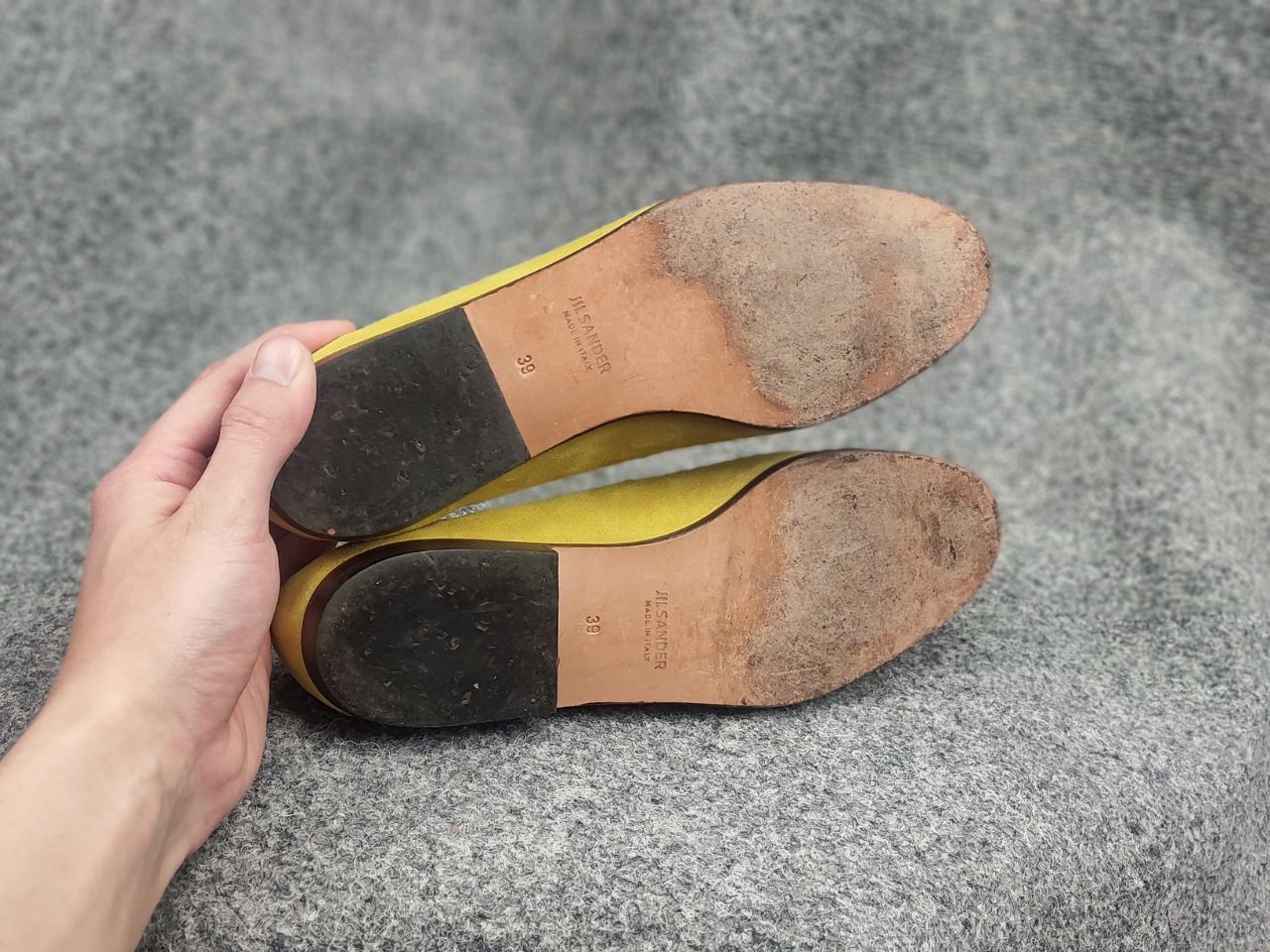 Jil Sander Jil Sander Italy Design mustard Leather suede loafers Shoes Size US 9 / IT 39 - 14 Thumbnail