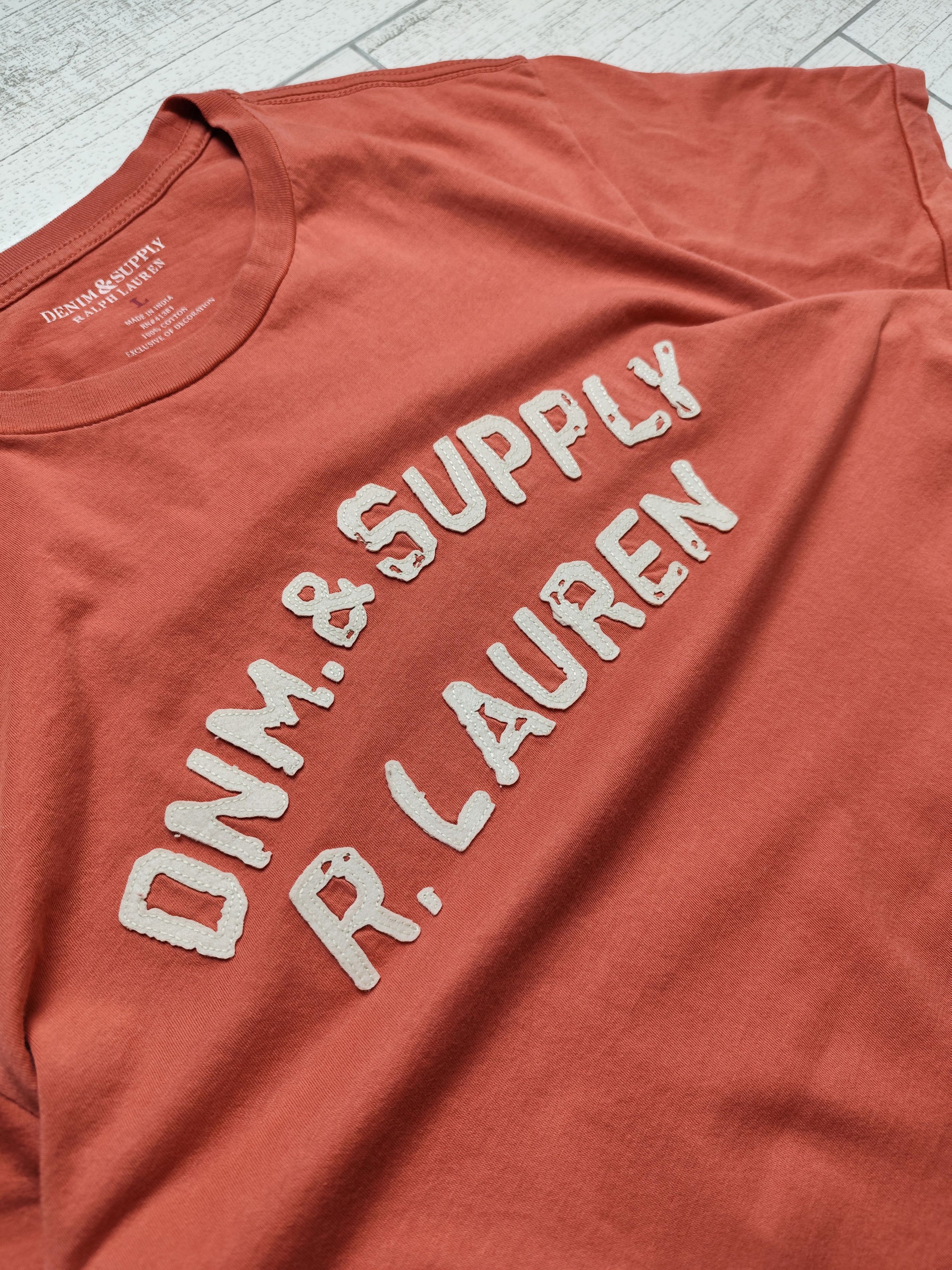 Denim & Supply Ralph Lauren × Polo Ralph Lauren × Vintage Denim and Supply Ralph Lauren big logo tee shirt Size US L / EU 52-54 / 3 - 2 Thumbnail