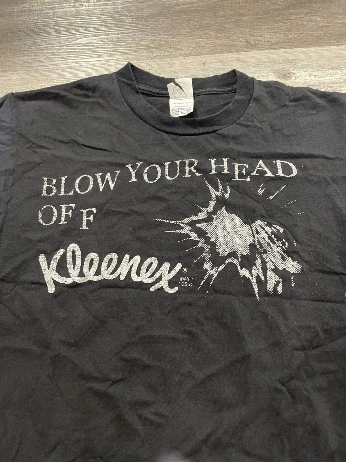 Vintage Kleenex death metal vintage 80s 90s shirt Size US M / EU 48-50 / 2 - 2 Thumbnail