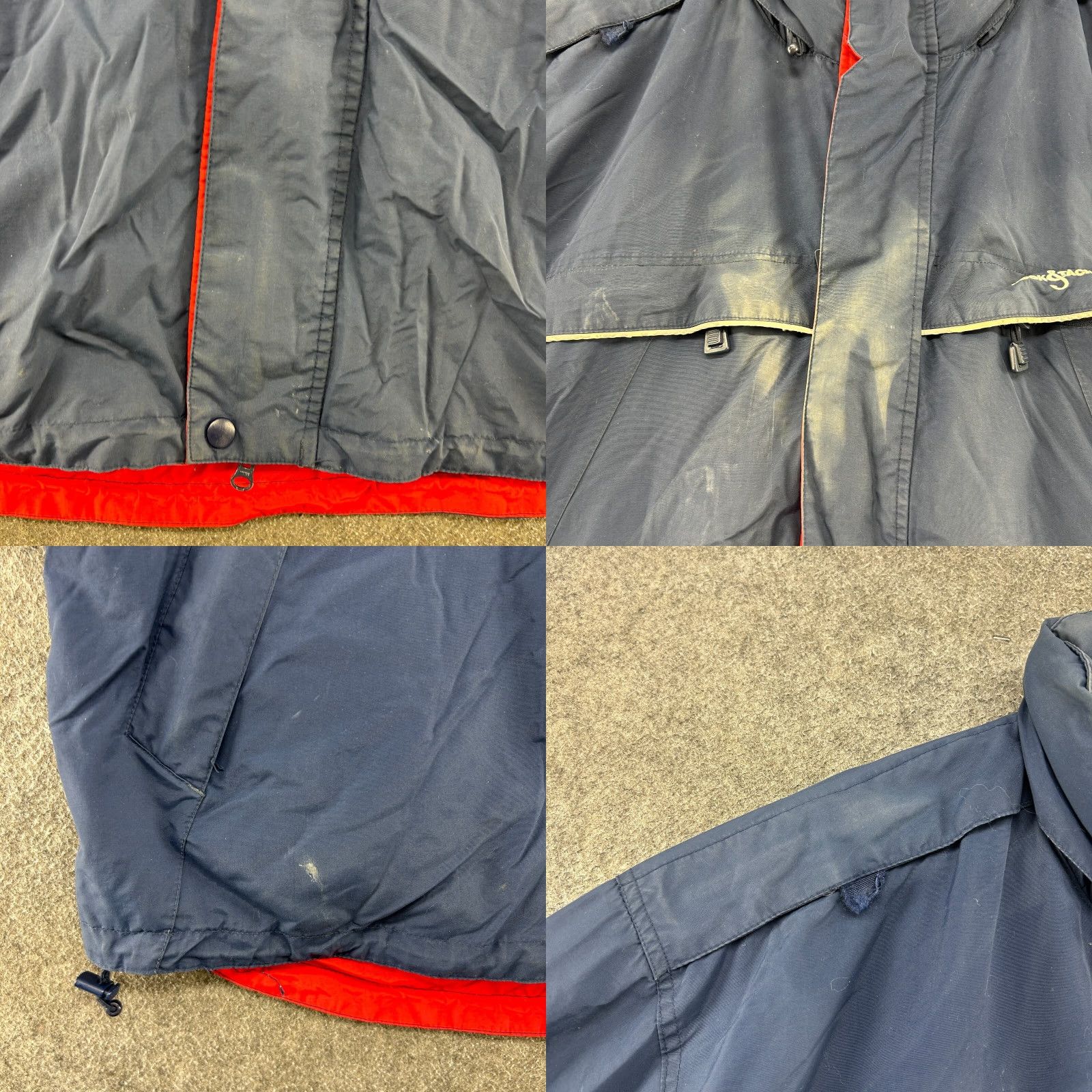 Vintage Hook & Tackle Jacket Mens 2XL Blue Navy Full Zip 50 UPF Sun Protection Workwear Windbreaker Jacket Men Size US XXL / EU 58 / 5 - 9 Thumbnail