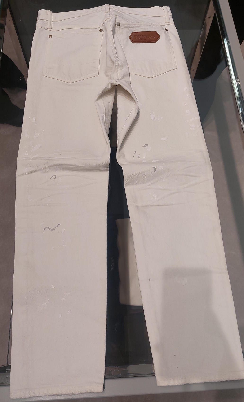 Tom Ford o1loc1c0924 DPT002 Tapered Jeans in White Size US 34 / EU 50 - 2 Thumbnail