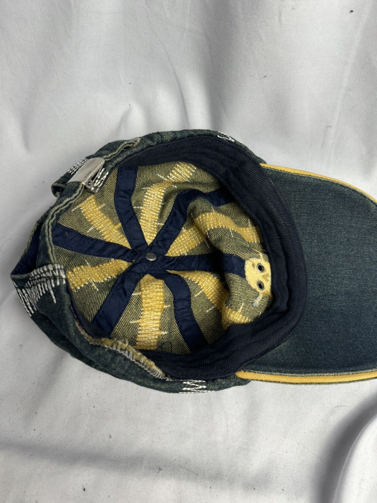 Beauty Beast × Hysteric Glamour × Japanese Brand Denim Skulls Distressed Embroidered Hats Size ONE SIZE - 5 Thumbnail