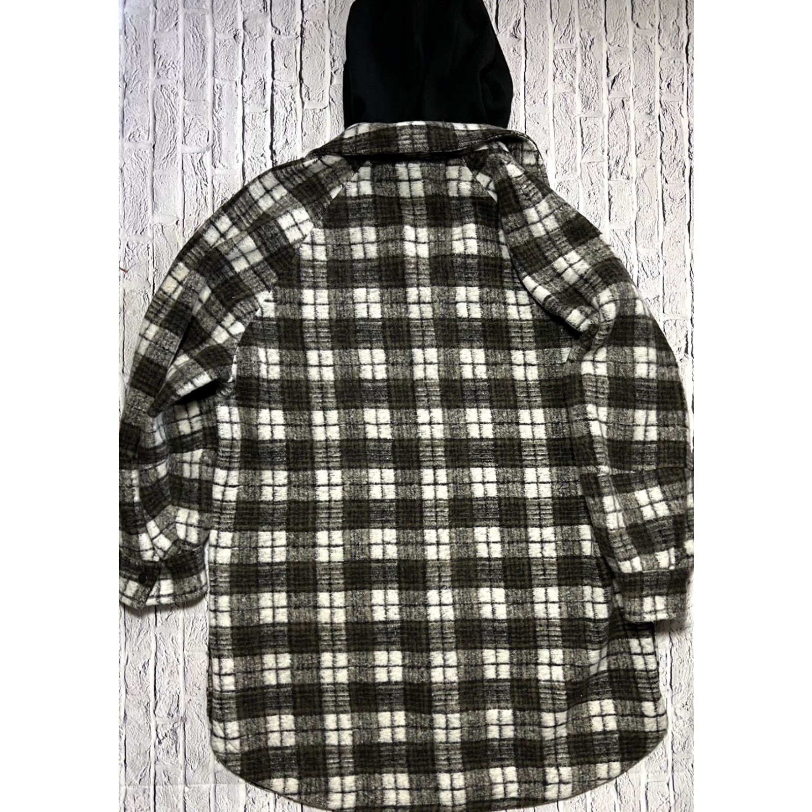 Sweaty Betty Sweaty Betty Halle Berry 2XL Plaid Oversized Flannel Hoodie Jacket Womens Size XXL / US 16-18 / IT 52-54 - 3 Thumbnail