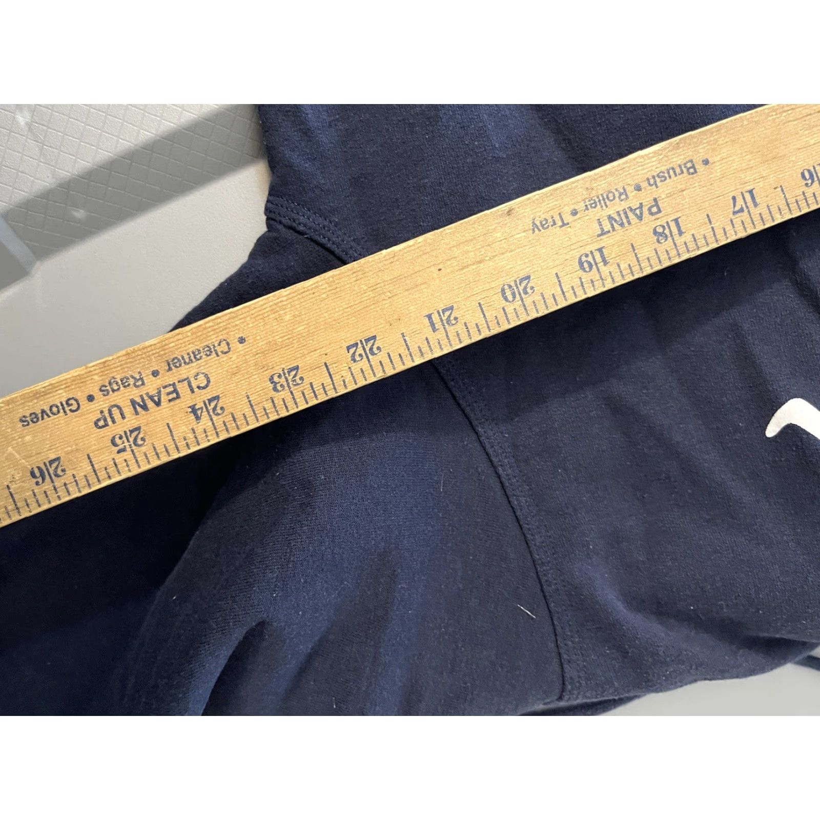 Champion Champion Mens Hoodie Long Sleeve T Shirt Navy Blue SpellOut Athletic Logo Size US L / EU 52-54 / 3 - 5 Thumbnail