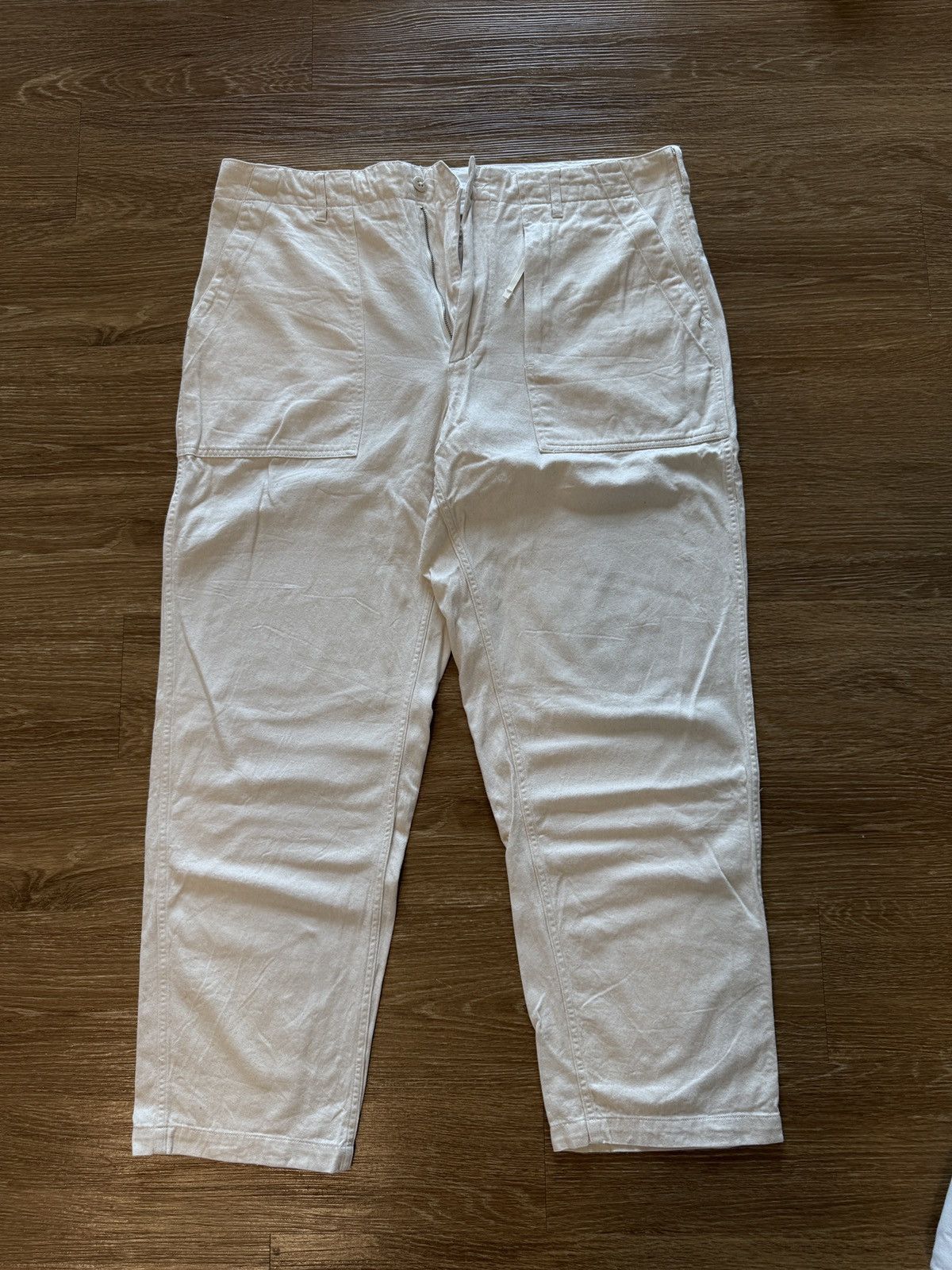 Engineered Garments Engineered Garments Cream Fatigue pants Size US 38 / EU 54 - 1 Thumbnail