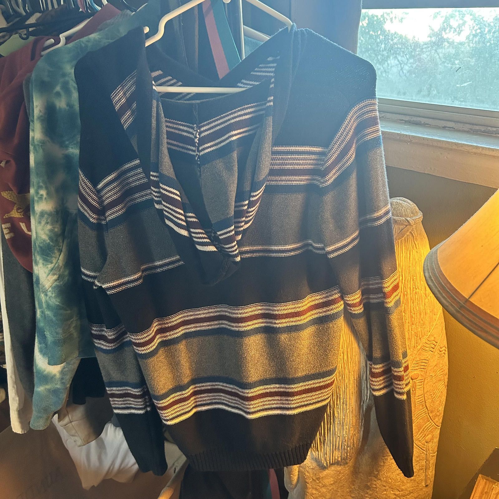 Unknown London Cozy Hooded Striped Sweater for Men - Your New Favorite bud Size US M / EU 48-50 / 2 - 2 Thumbnail
