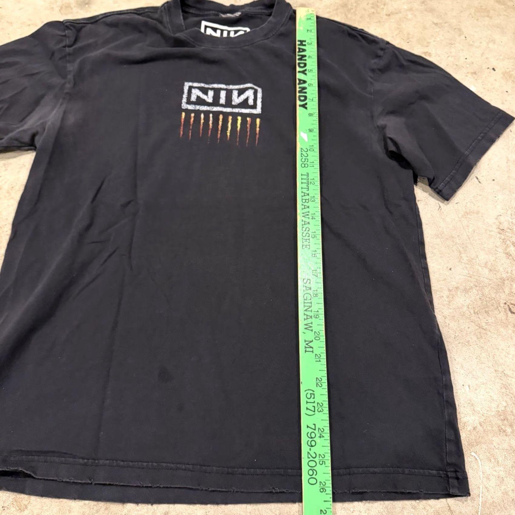 Vintage VINTAGE Nine Inch Nails The Downward Spiral T-Shirt Rock Band Shirt M/L Black Short Sleeve Mens 90s Grunge Punk Gothic Shirt Size US M / EU 48-50 / 2 - 7 Thumbnail