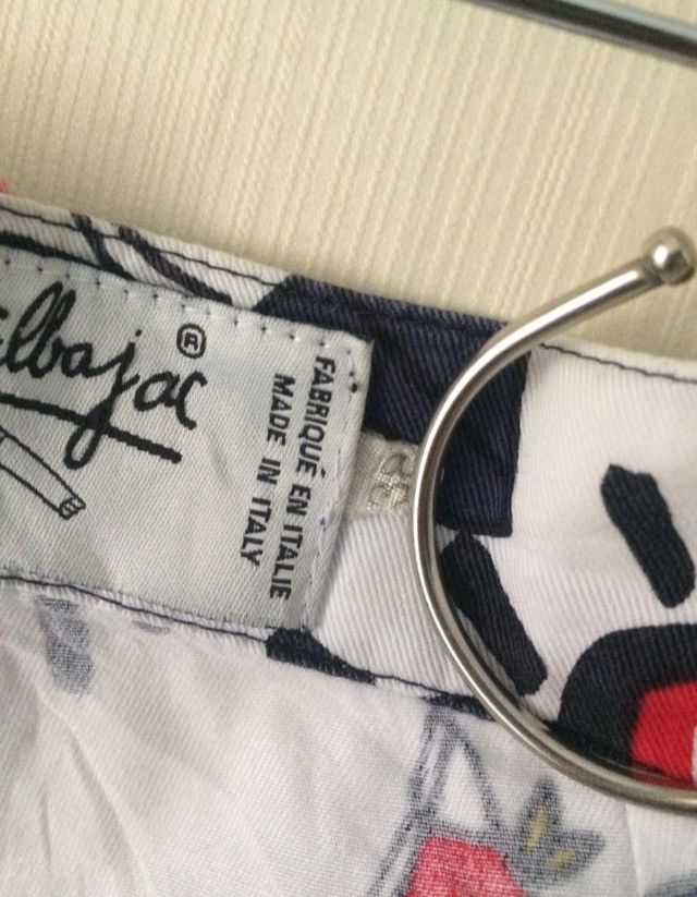Jean Charles De Castelbajac Vintage Jean Charles De Castelbajac Printed Pants Size 26" / US 2 / IT 38 - 9 Thumbnail