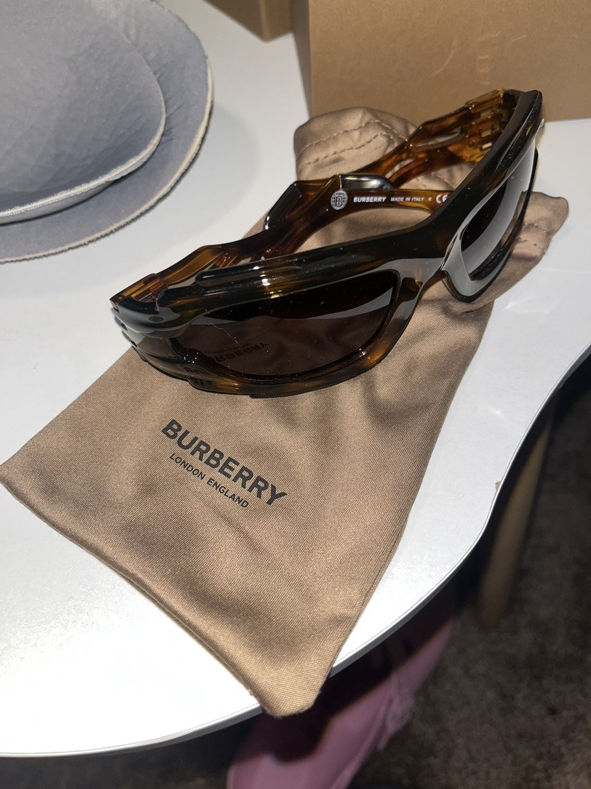 Burberry Burberry Marlowe Sunglasses BE4384 Size ONE SIZE - 1 Thumbnail