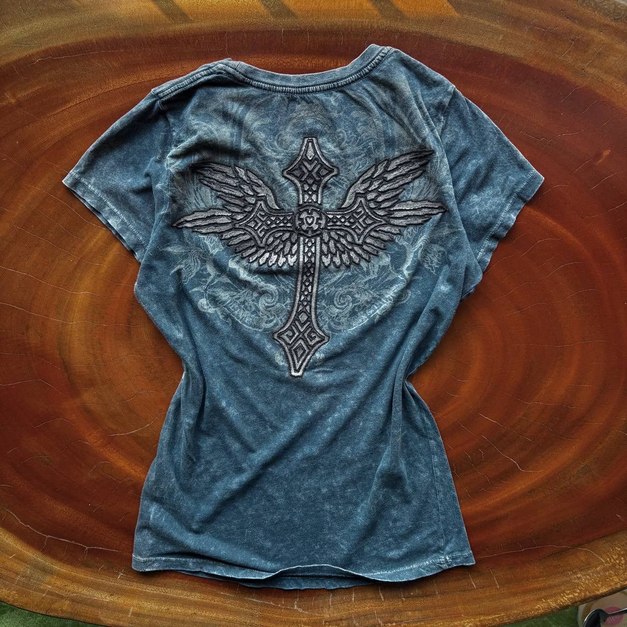 BUCKAROO Y2K Style Womens Buckaroo Graphic Tshirt Size XS / US 0-2 / IT 36-38 - 2 Thumbnail