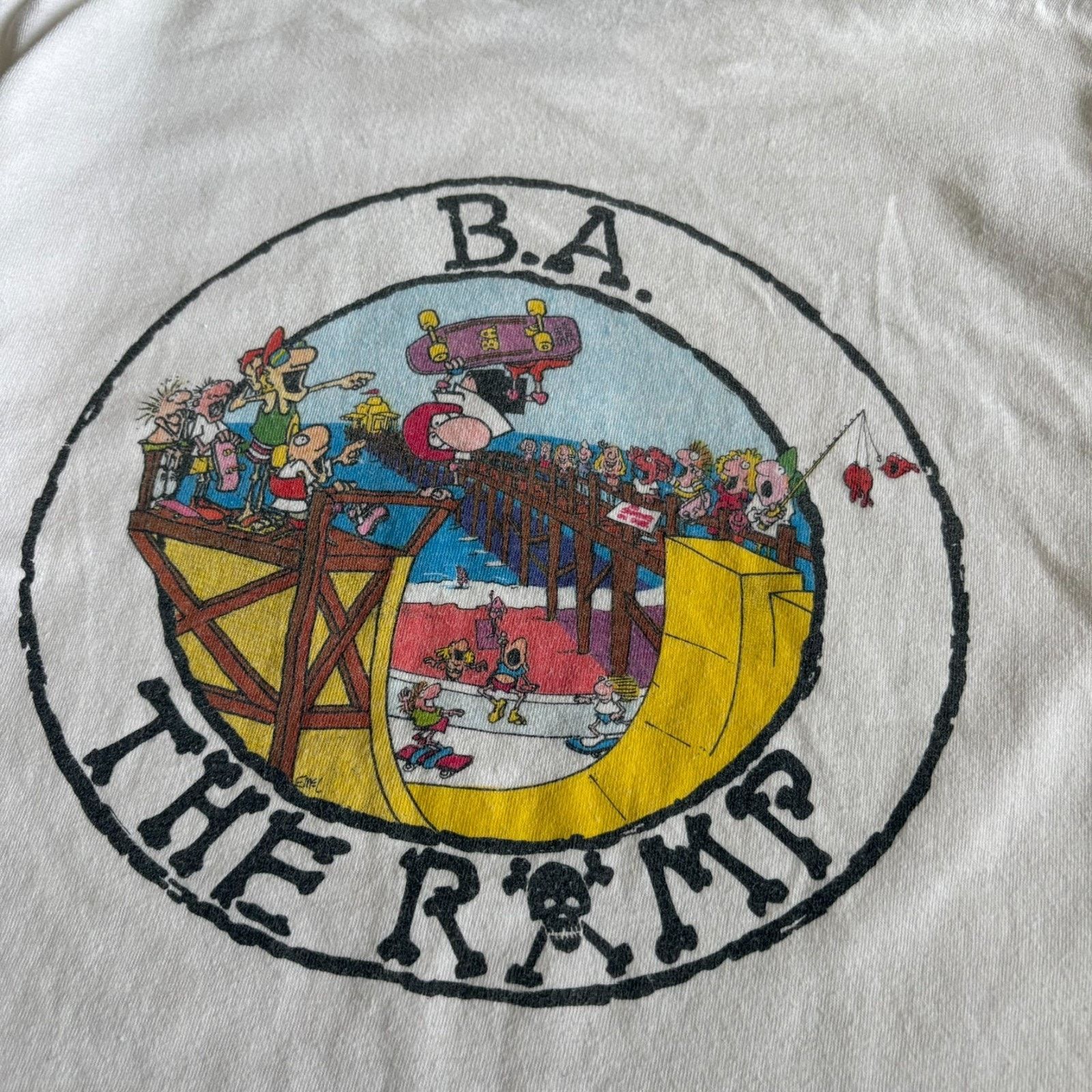 Vintage Vintage Skate T-Shirt BA The Ramp Men's Size M Size US M / EU 48-50 / 2 - 2 Thumbnail