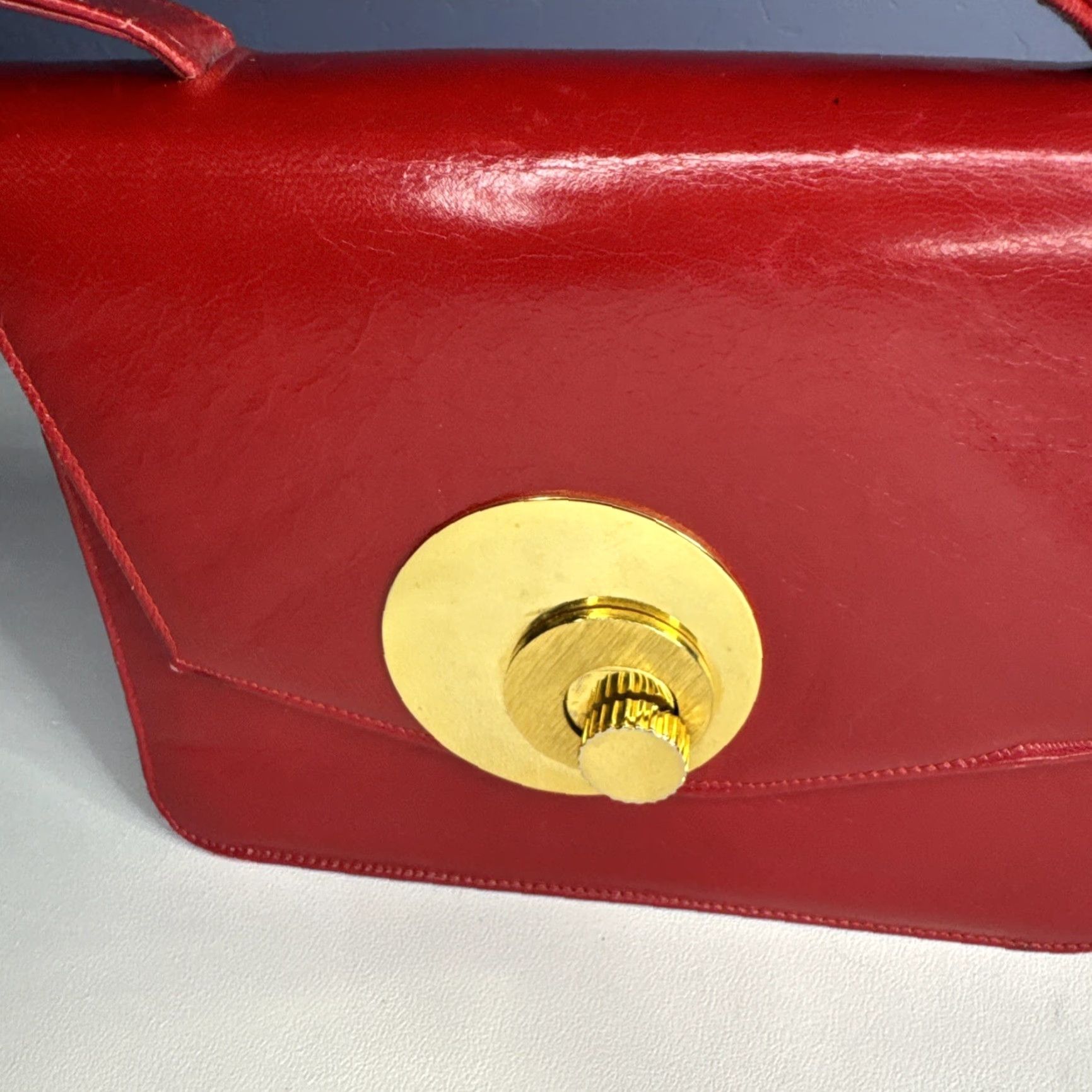 CO VINTAGE May Shoe Co Purse Hand Bag Charleston WV Red Coin Bag Size ONE SIZE - 3 Thumbnail
