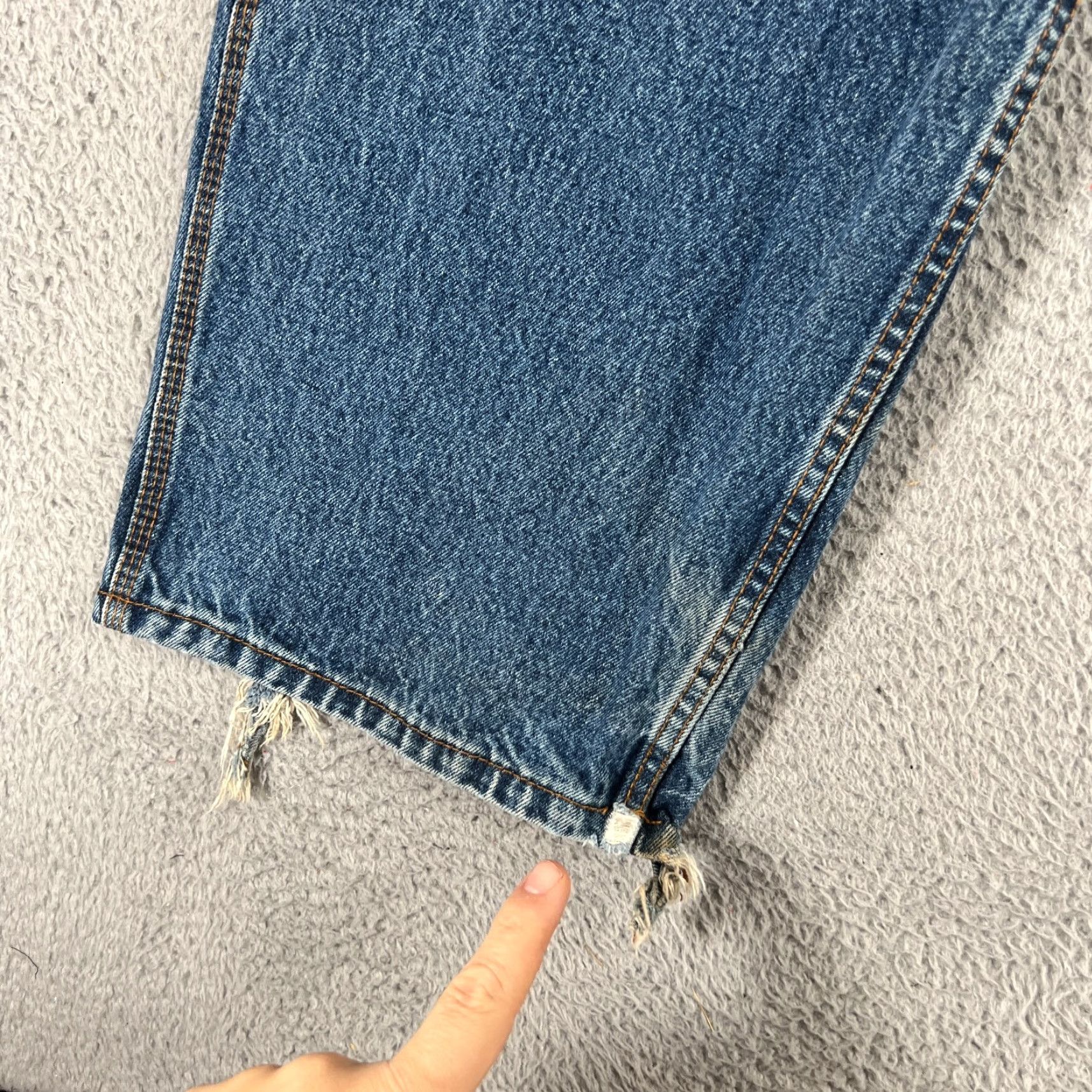Vintage VTG US Polo Assn Jeans 38x30 Carpenter Wide Leg Baggy Distressed Men Jeans 90s Logo Retro Hip Hop Workwear Blue Denim Short Description Not Included Size US M / EU 48-50 / 2 - 2 Thumbnail
