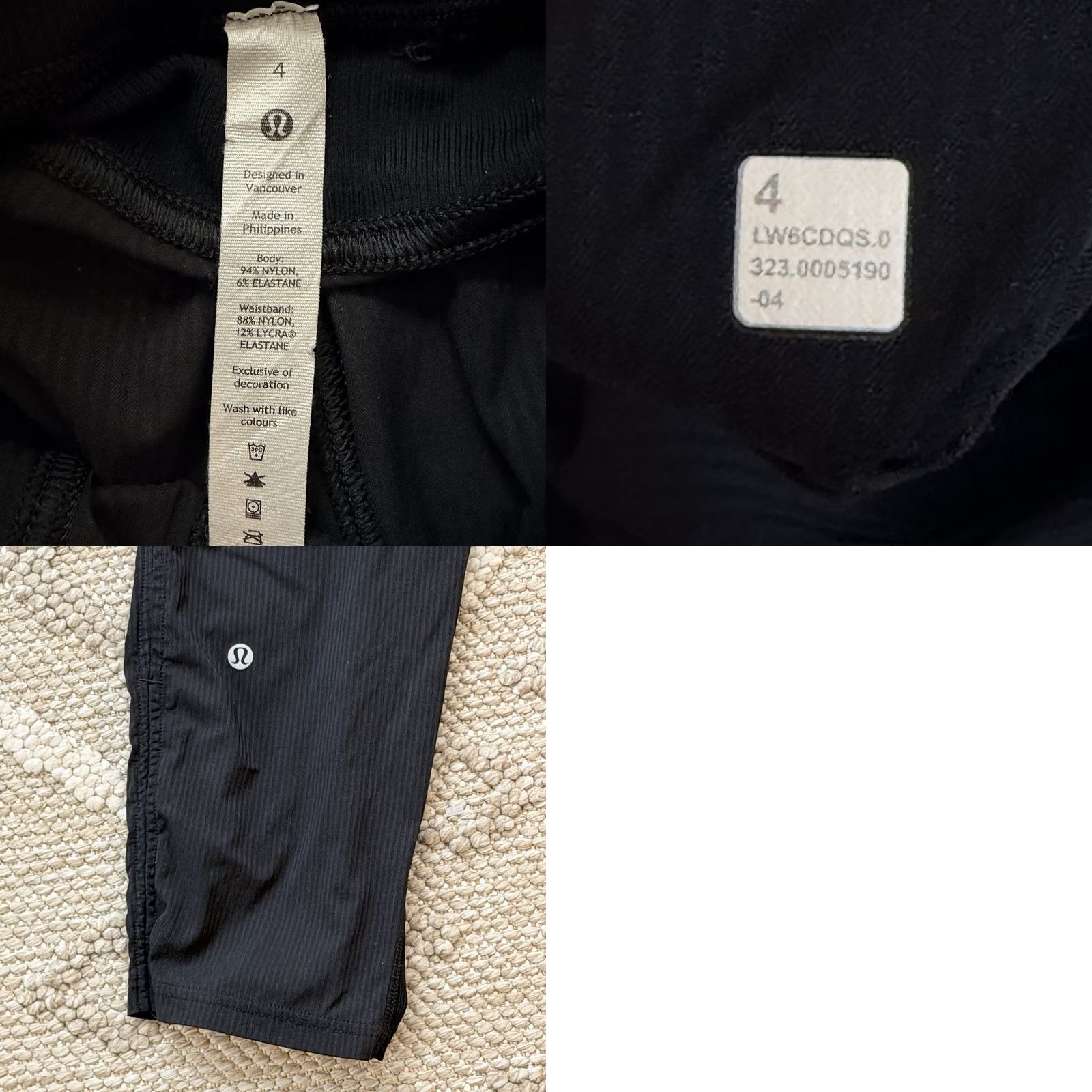 Lululemon lululemon athletica Dance Studio Mid-Rise Crop 25" Black W6CDQS Size 4 Women Pants ## Size ONE SIZE - 9 Thumbnail