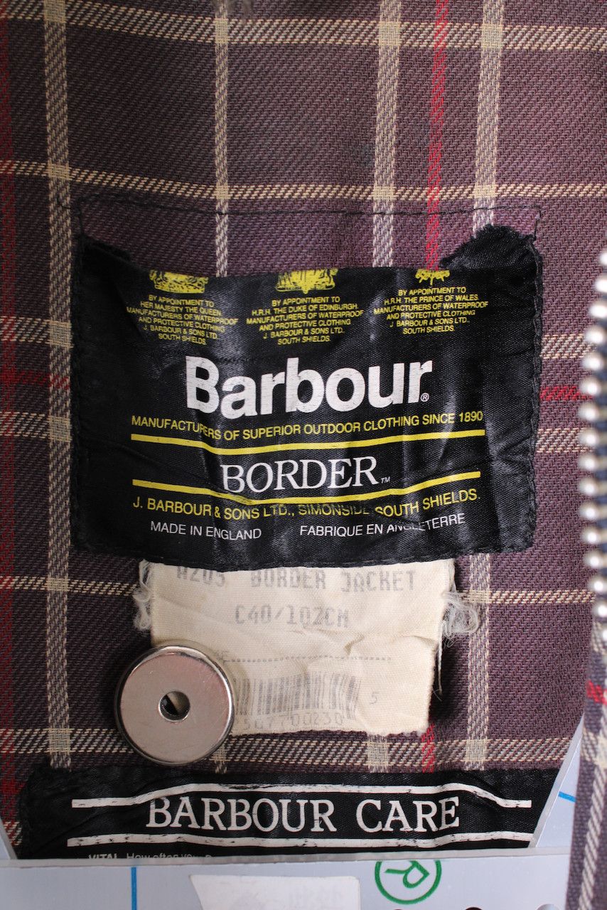 Barbour Barbour Border Wax Jacket Grey C40 Medium Large Size US M / EU 48-50 / 2 - 5 Thumbnail
